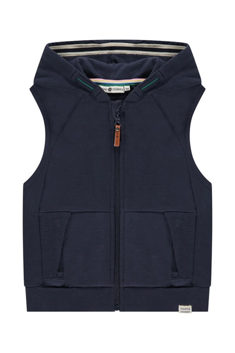 Jongens gilet blauw