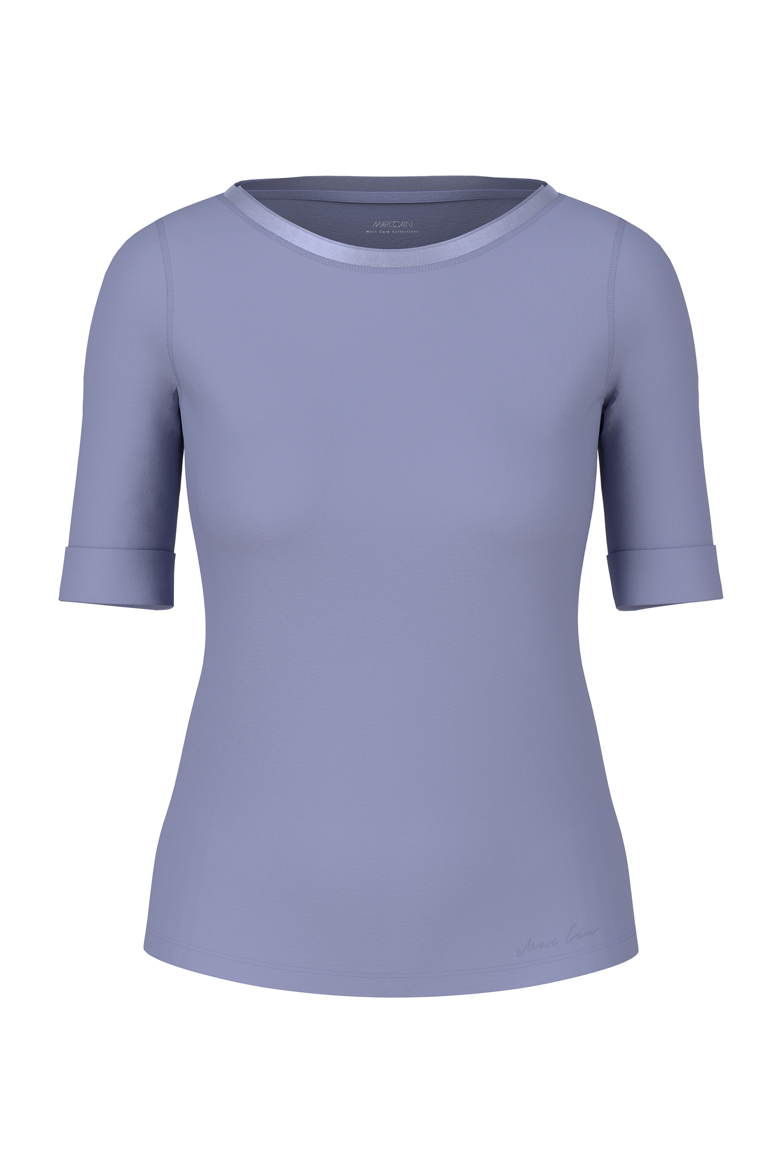 Dames t-shirt korte mouw paars