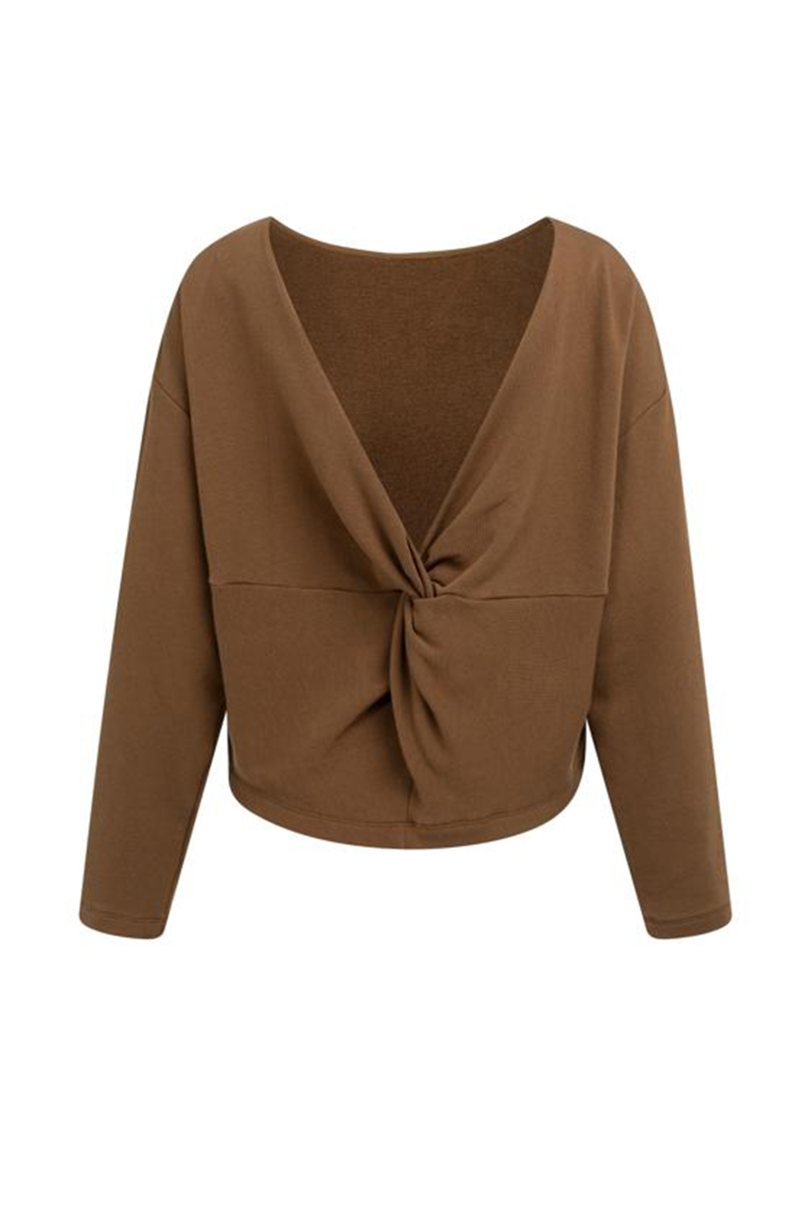 Dames sweater bruin
