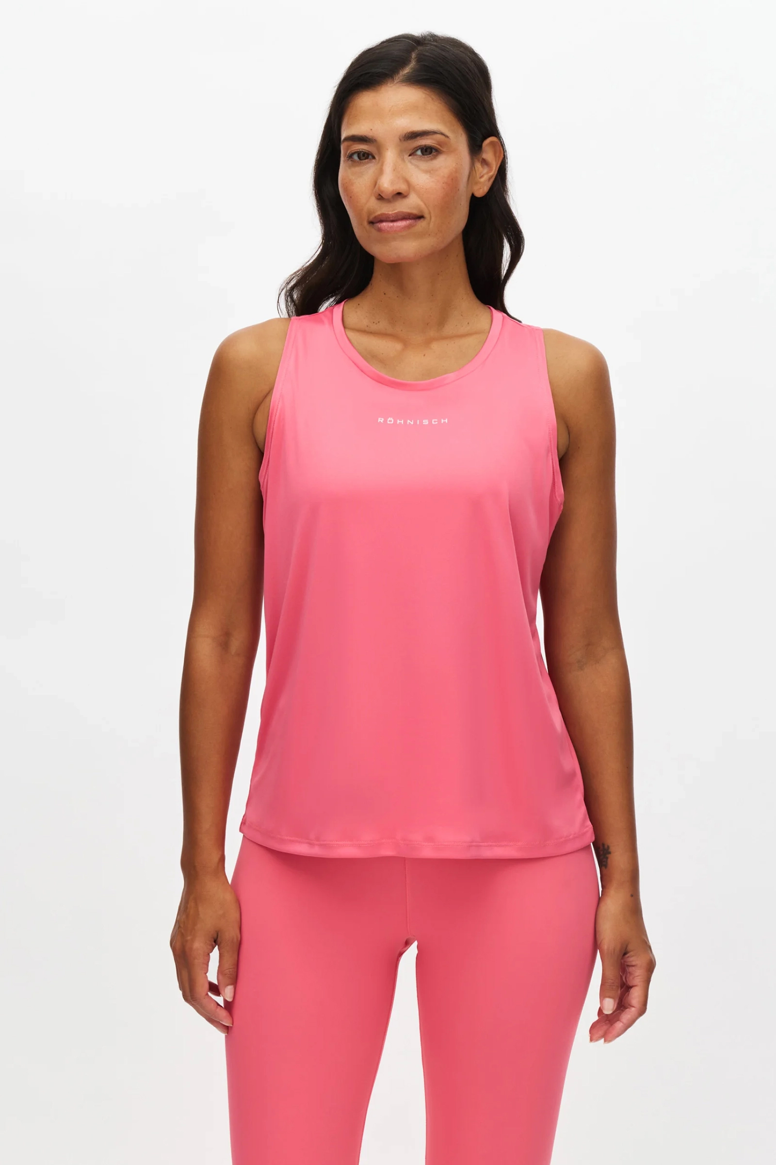 Fitness dames singlet rose
