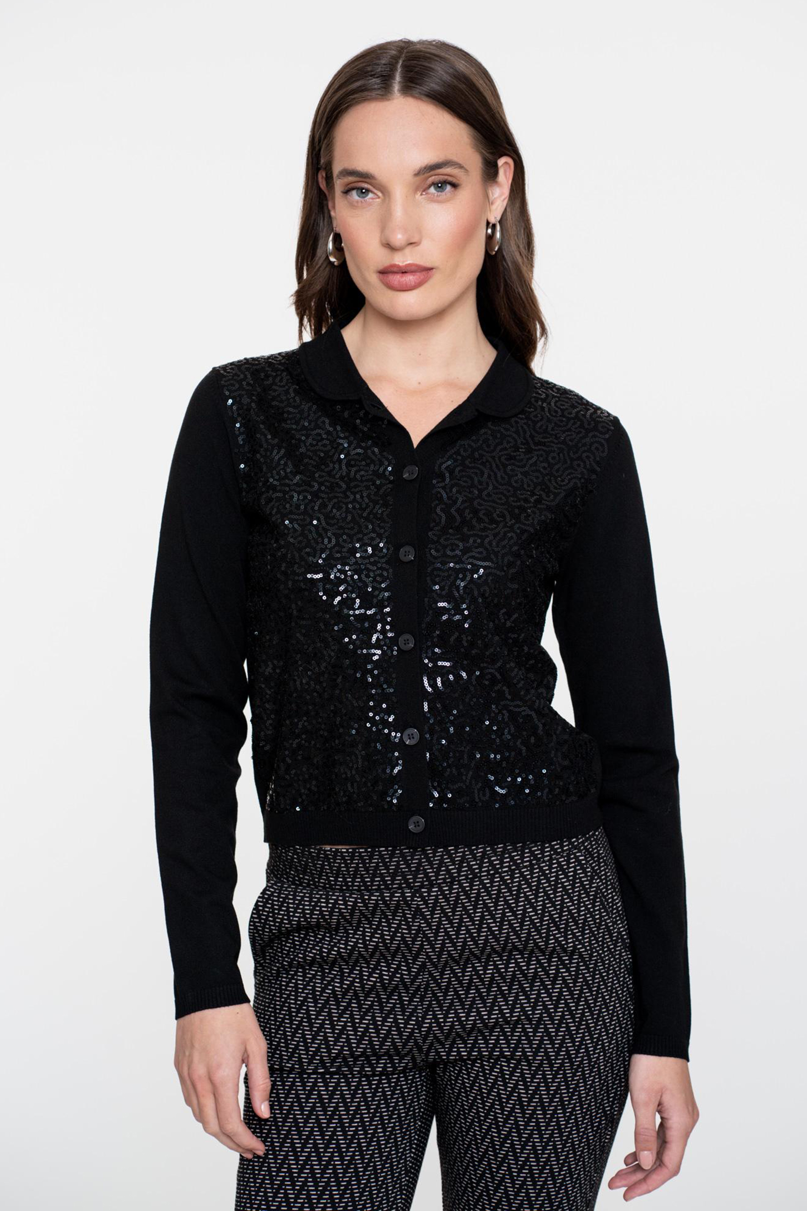 Dames vest zwart