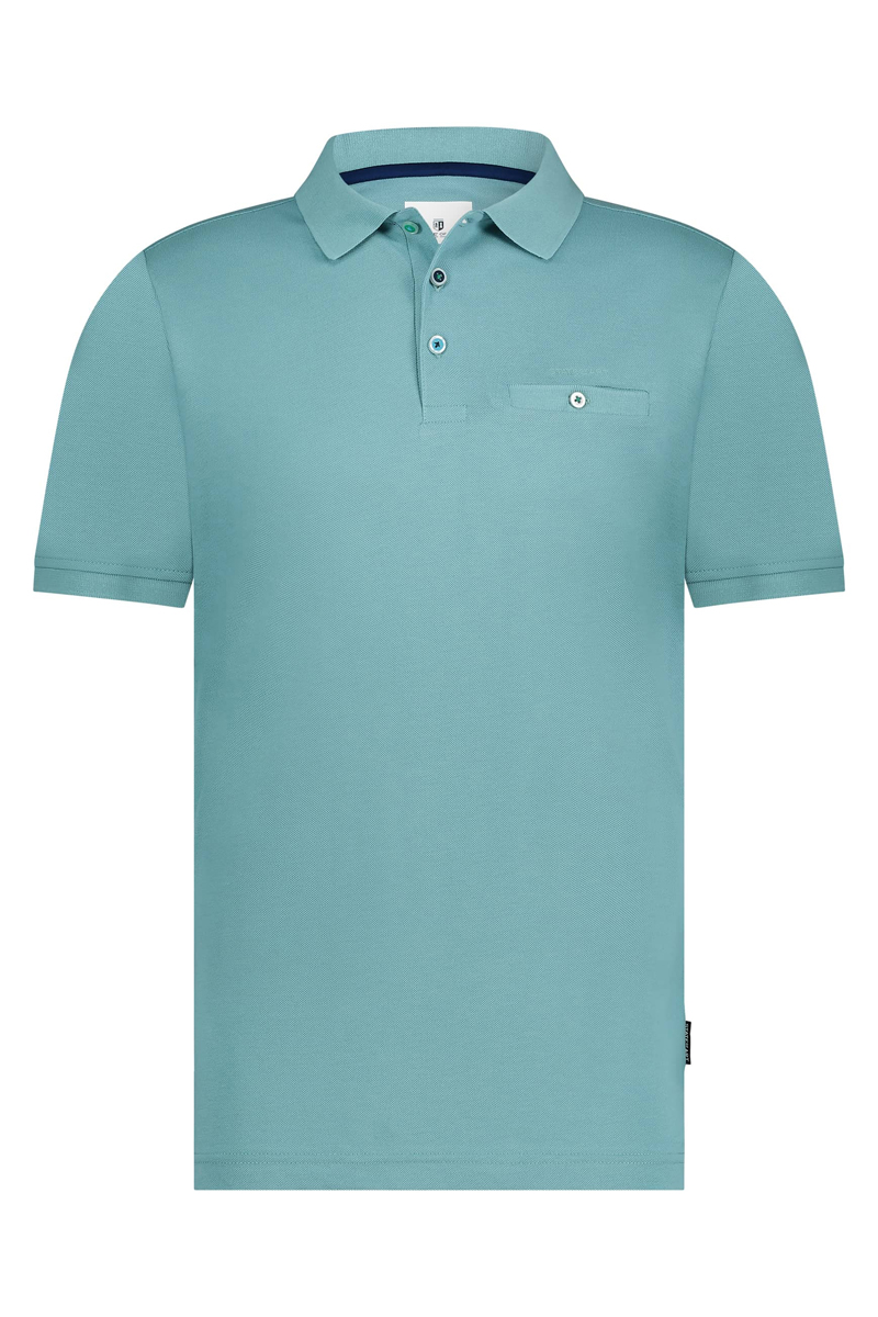 State of Art Poloshirt Piqu? SS P azuurblauw 1