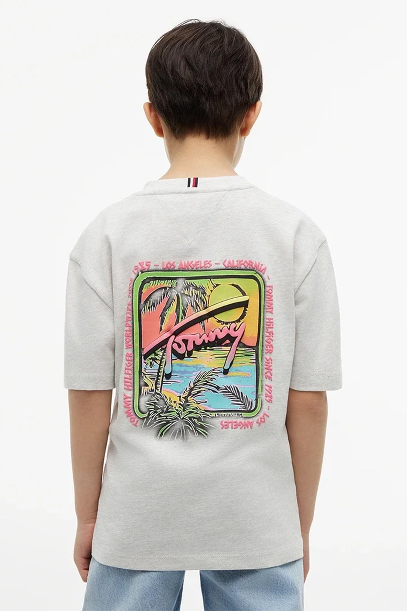 Jongens t-shirt korte mouw grijs