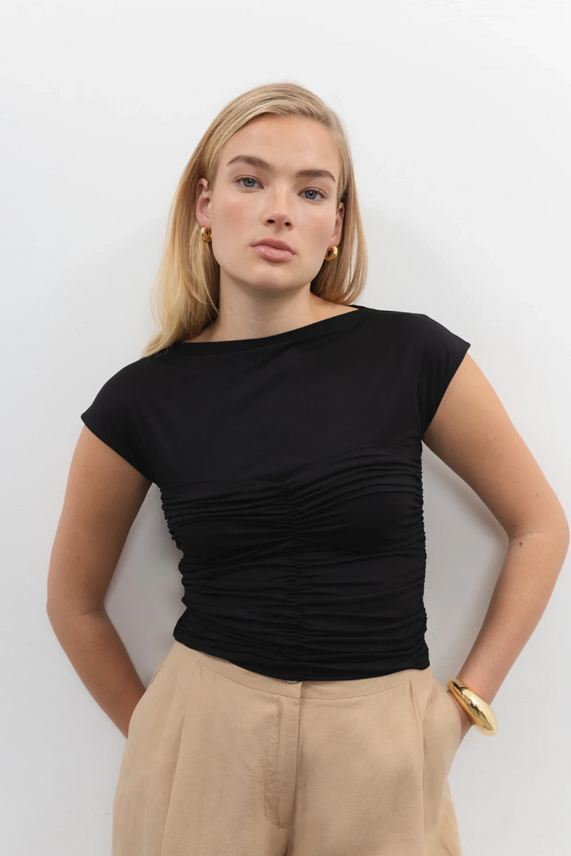 Dames top zwart