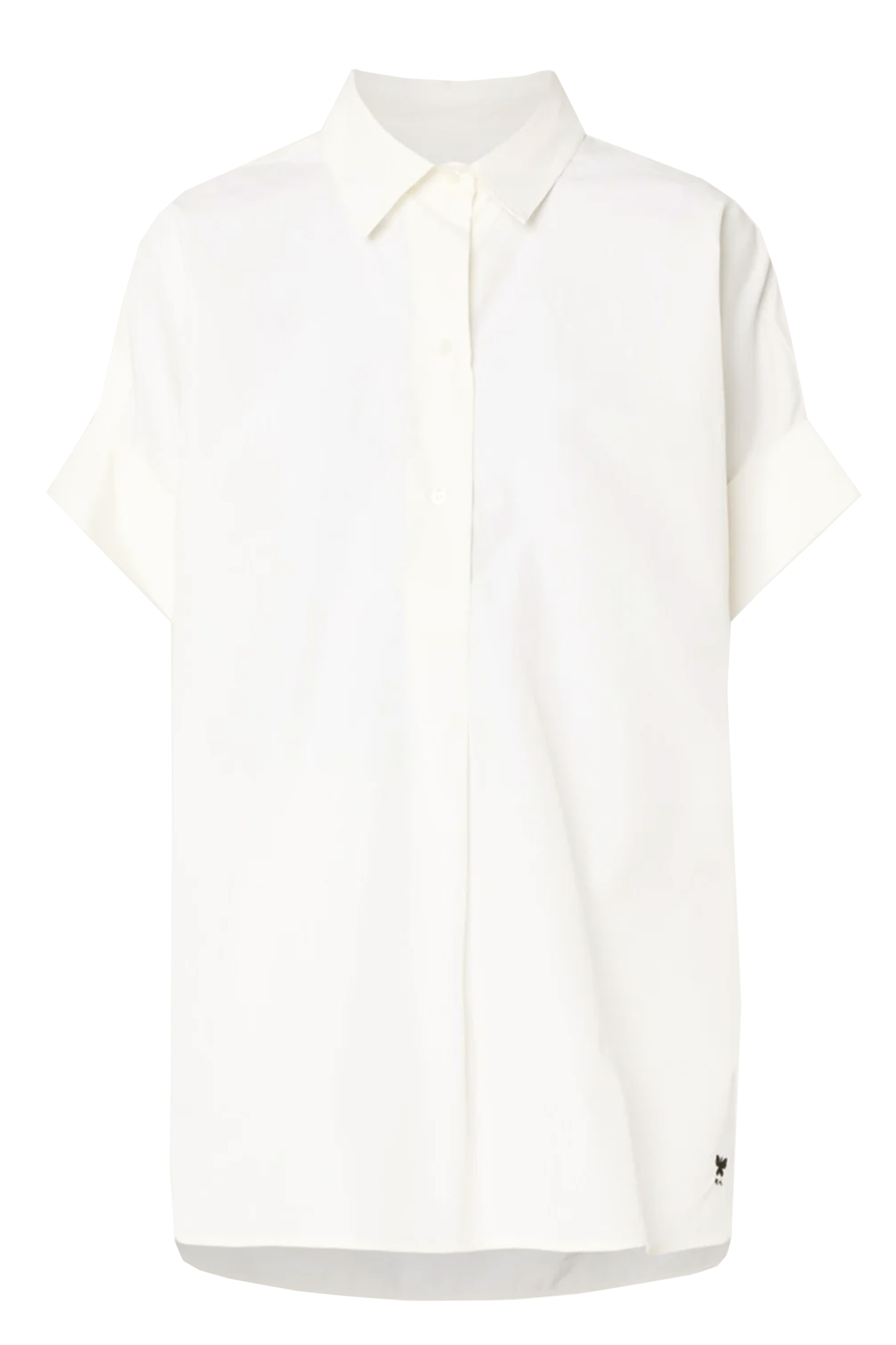 Dames blouse korte mouw wit