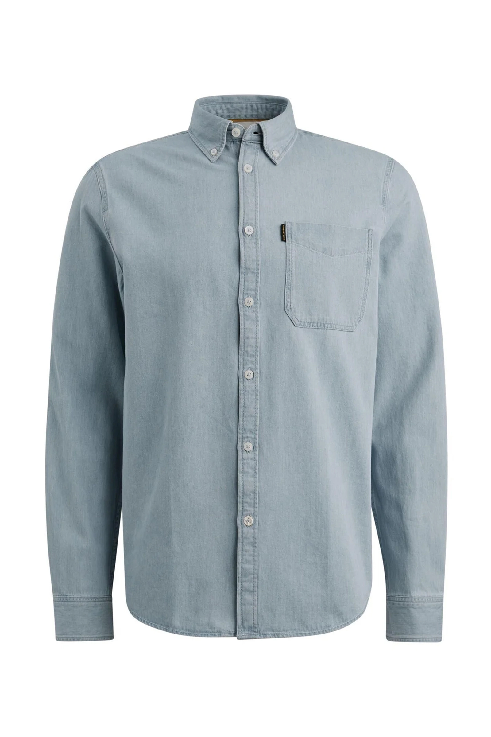 Heren overhemd lm casual blauw