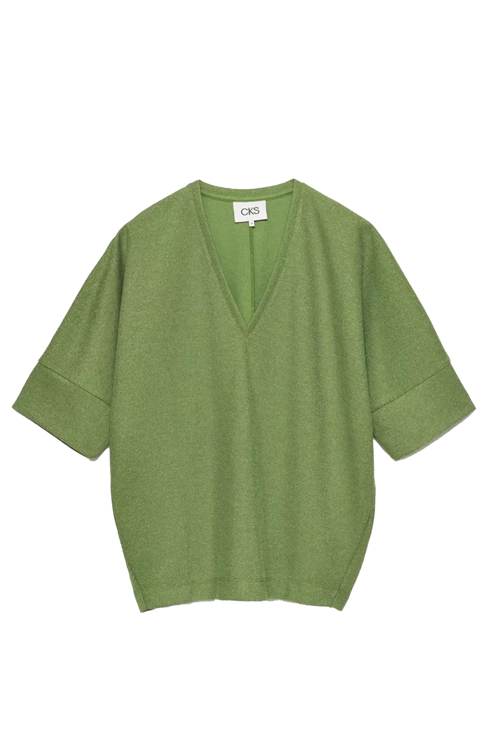 Dames t-shirt korte mouw groen
