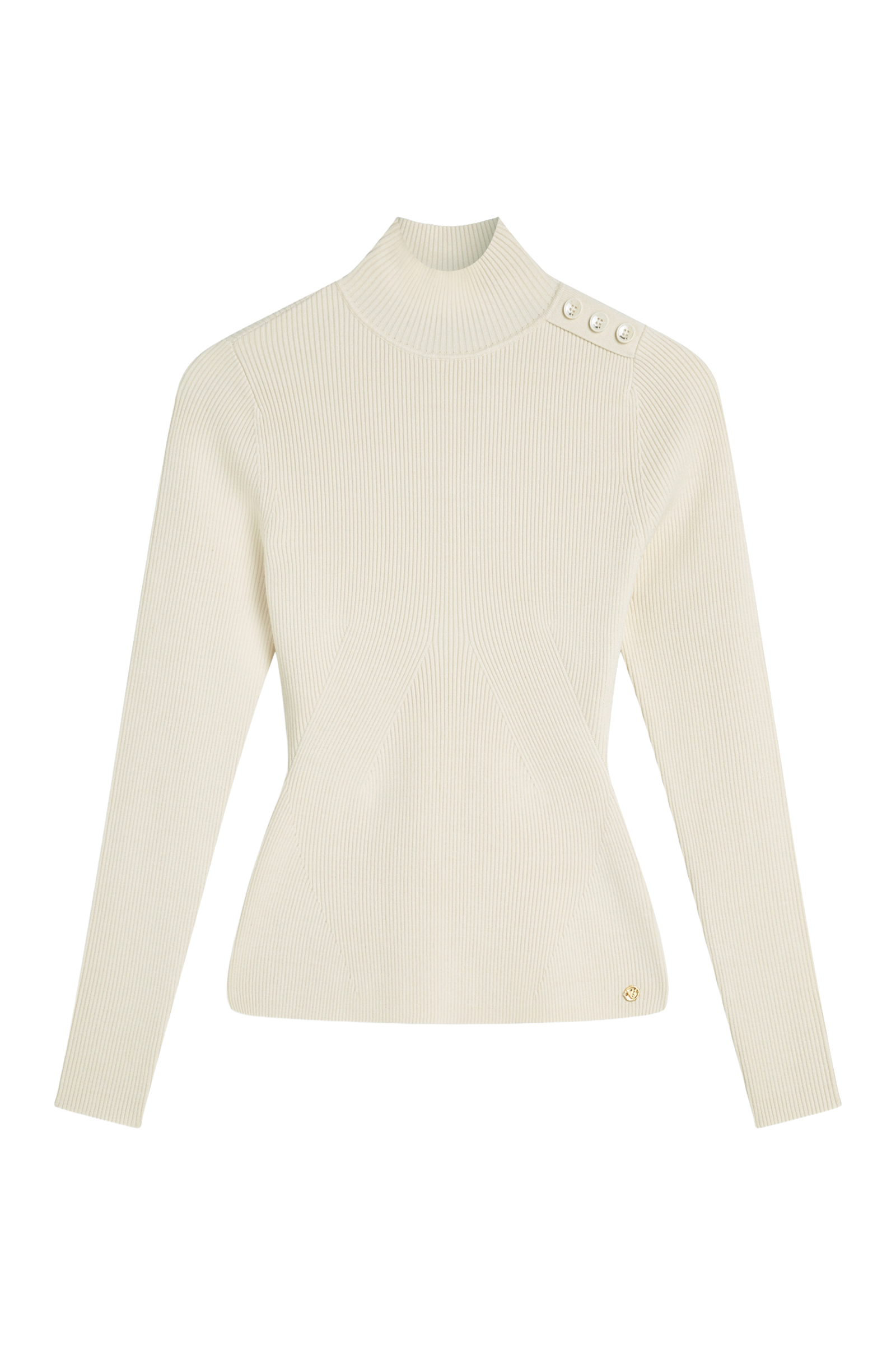 Dames top ecru