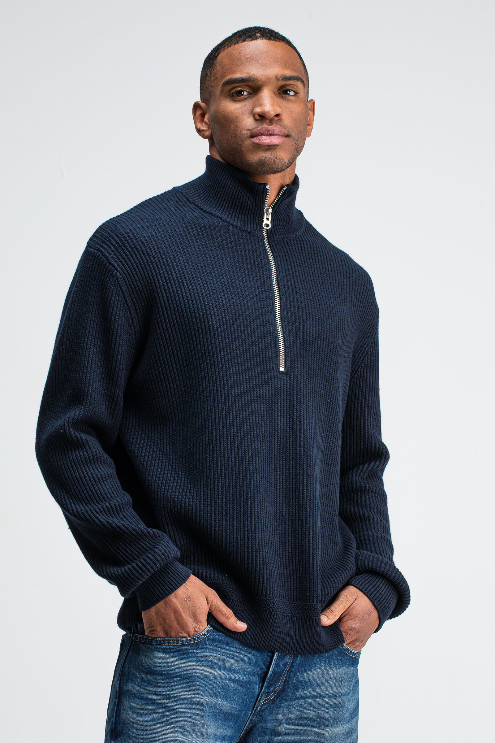Heren trui blauw