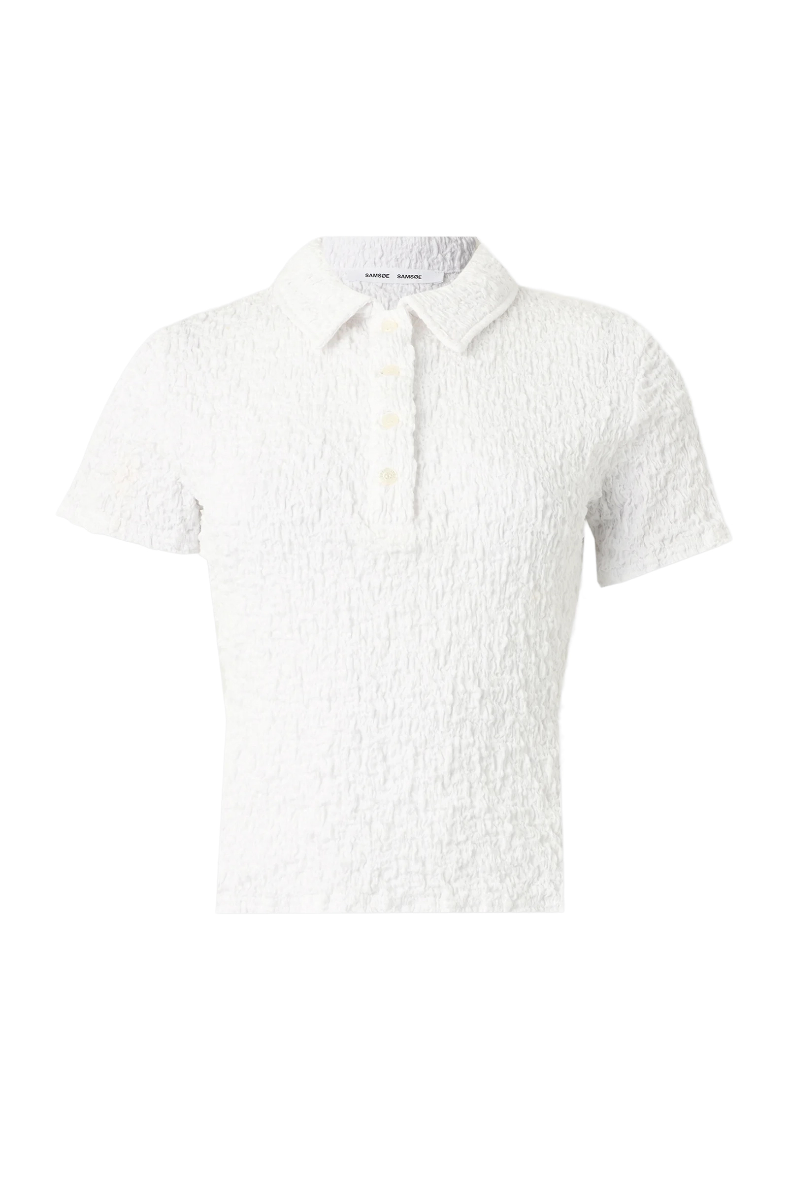 Dames blouse korte mouw wit