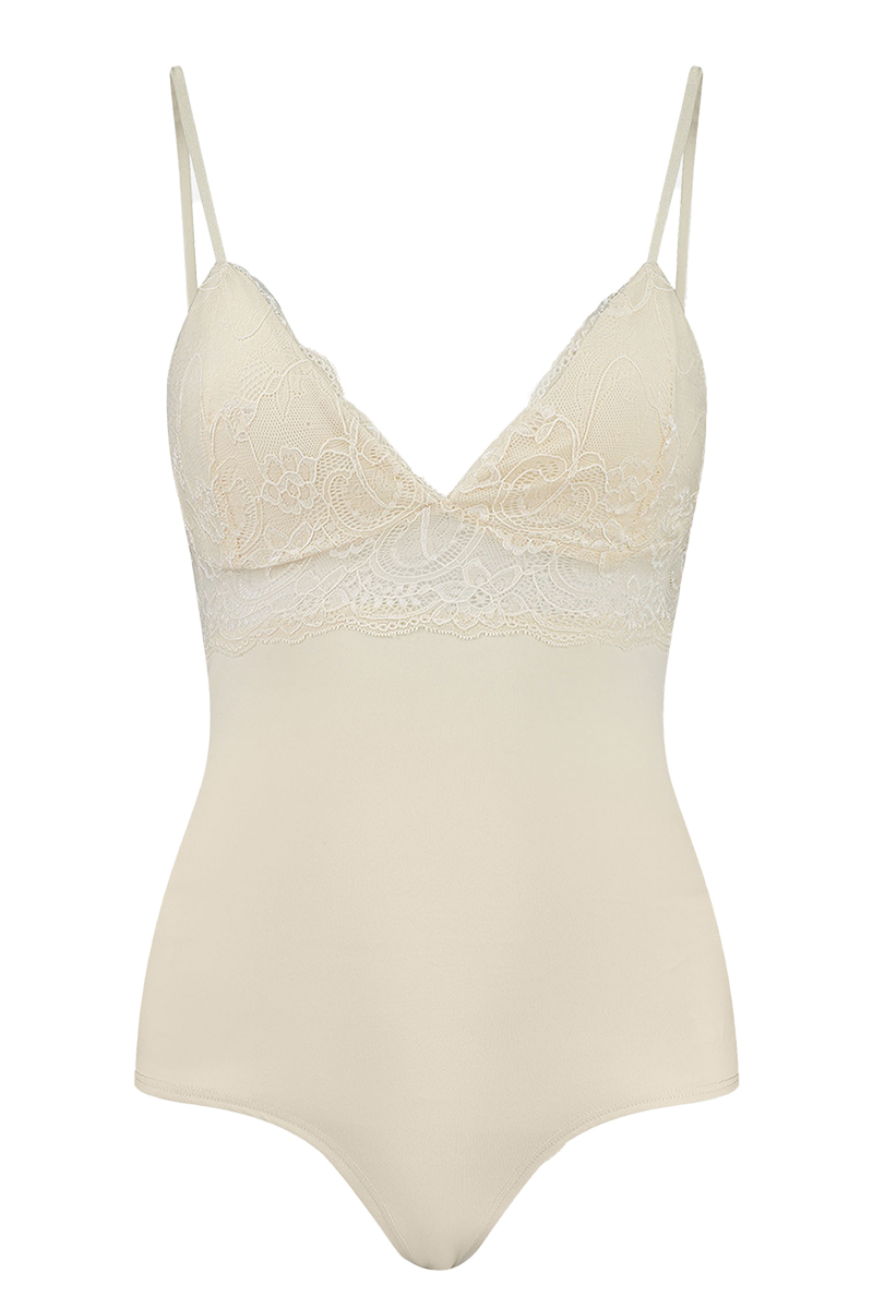 Dames top ecru
