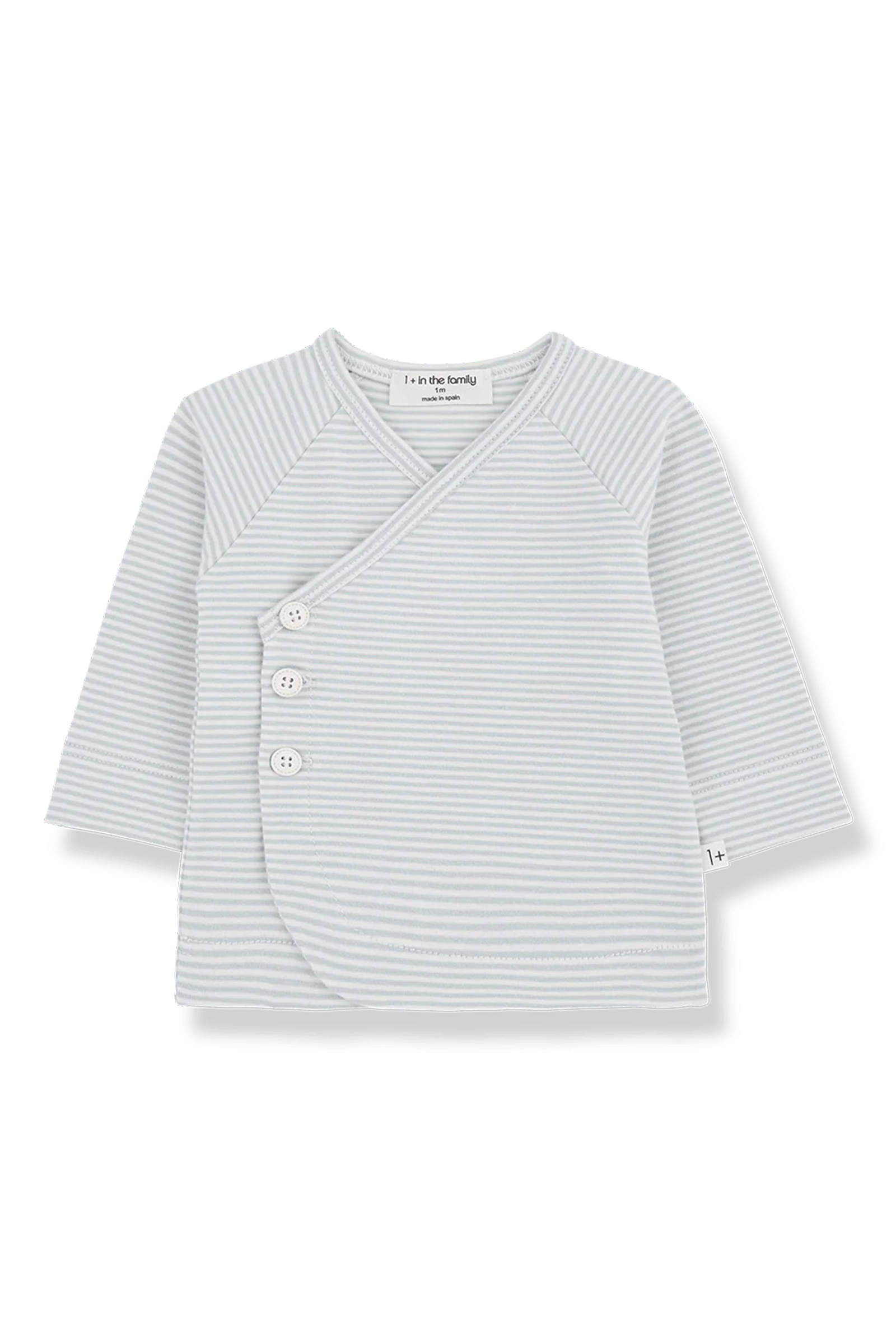 Baby t-shirt lange mouw blauw