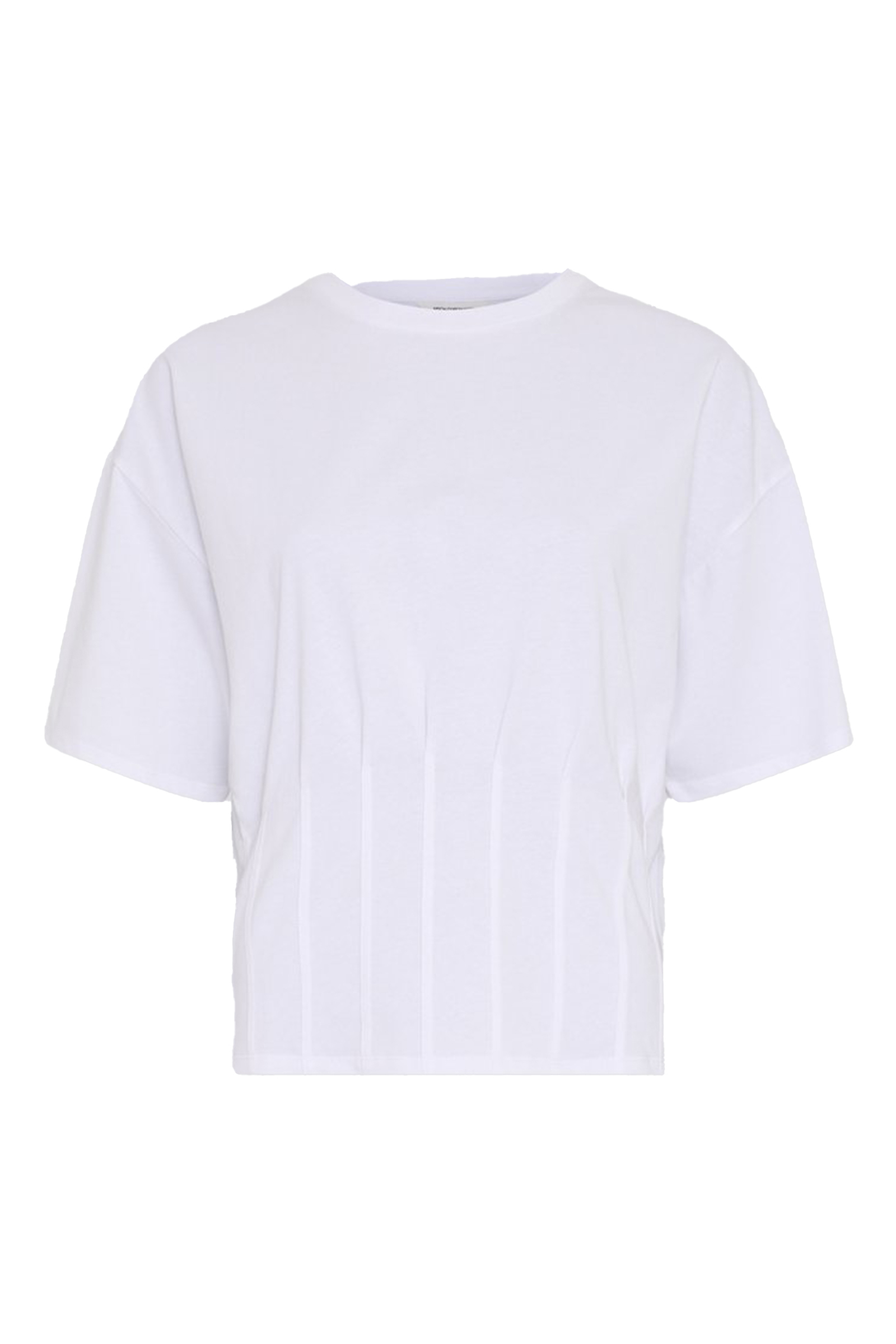 Dames t-shirt lange mouw wit