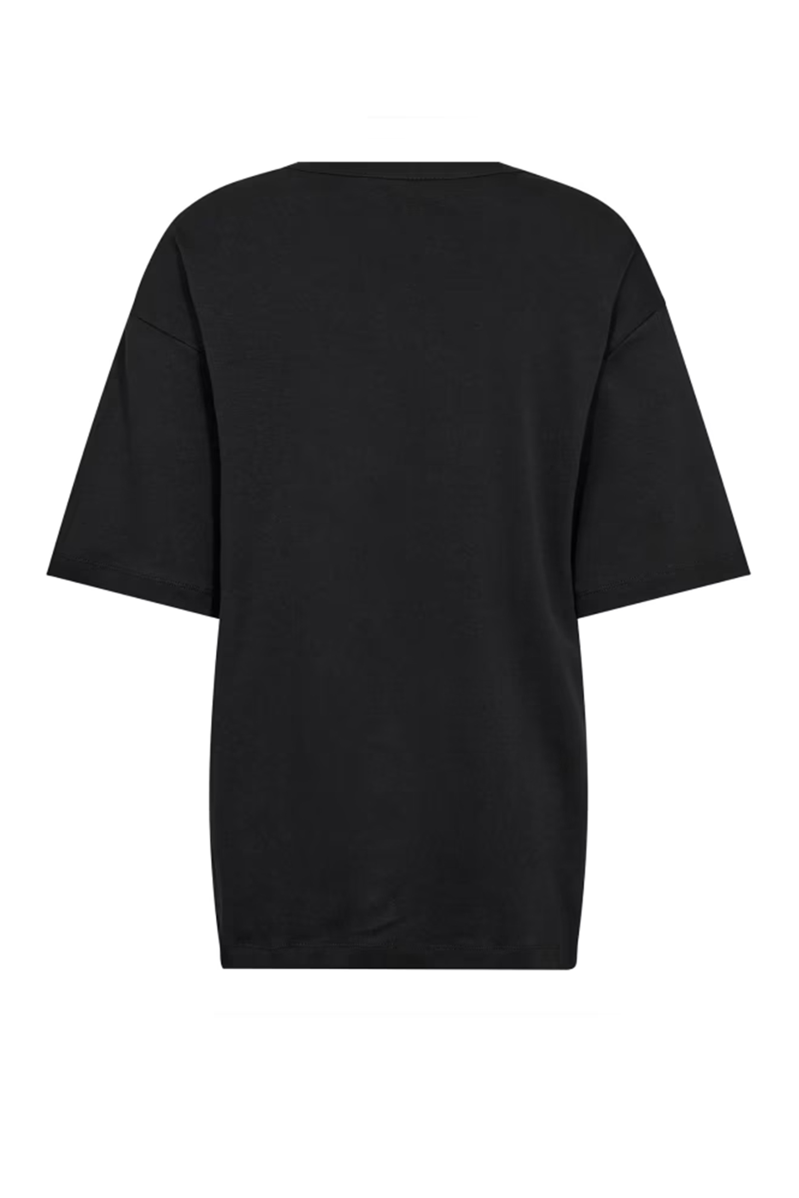 Dames t-shirt korte mouw zwart
