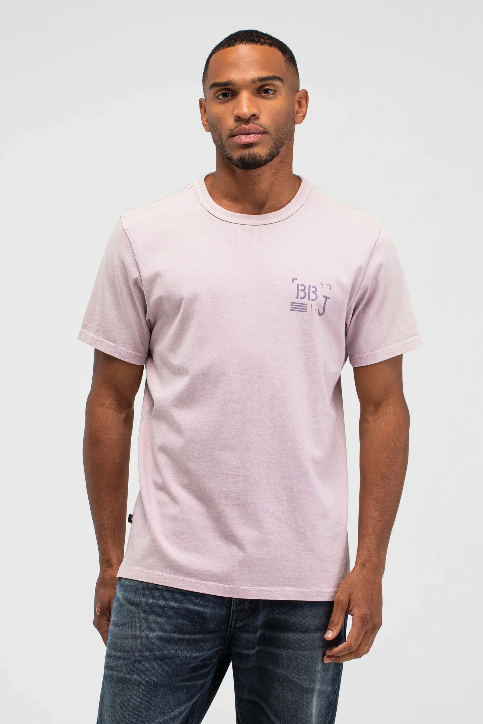 Heren t-shirt kortemouw rose