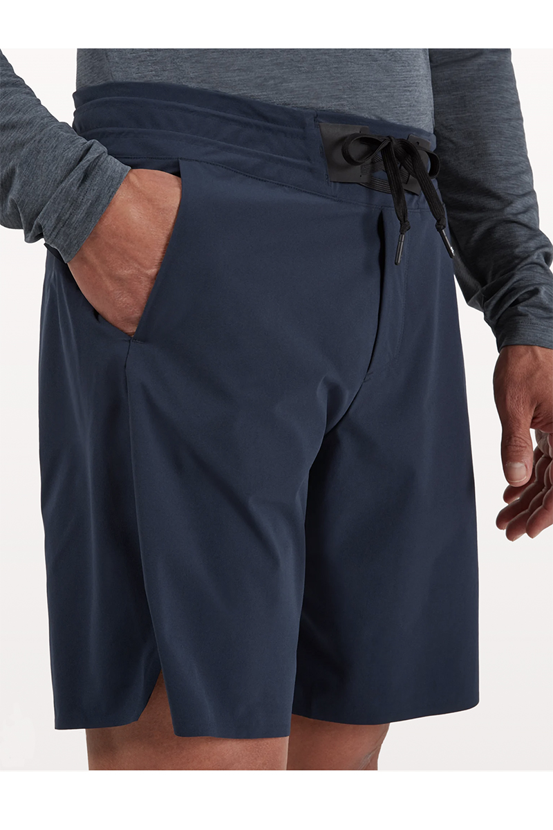 Running heren short blauw