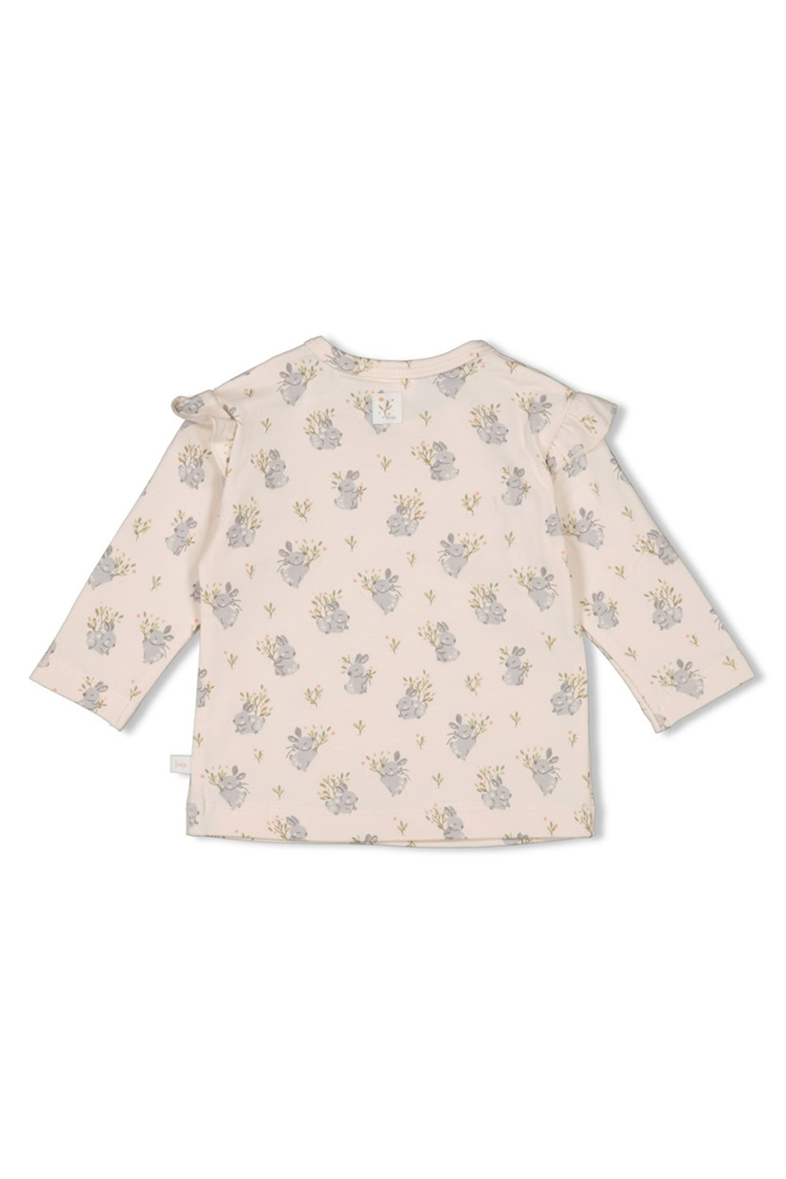 Baby t-shirt lange mouw ecru