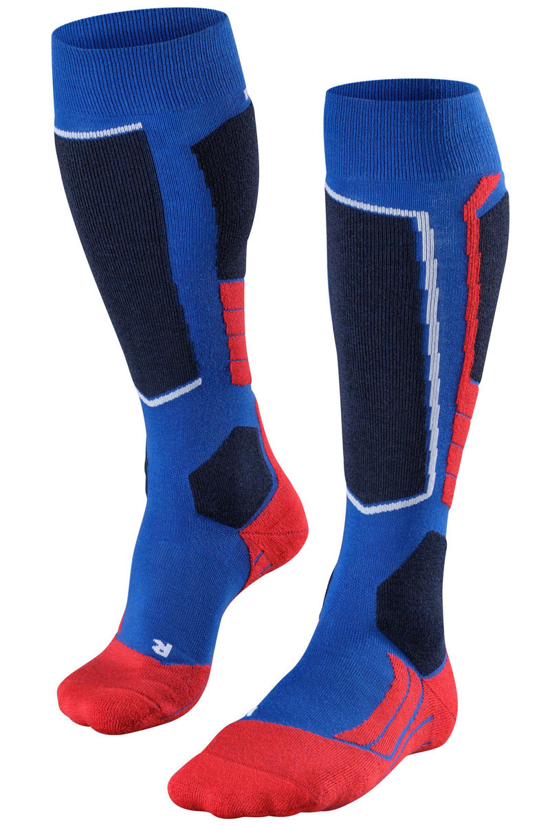 Wintersport kousen ski senior rood