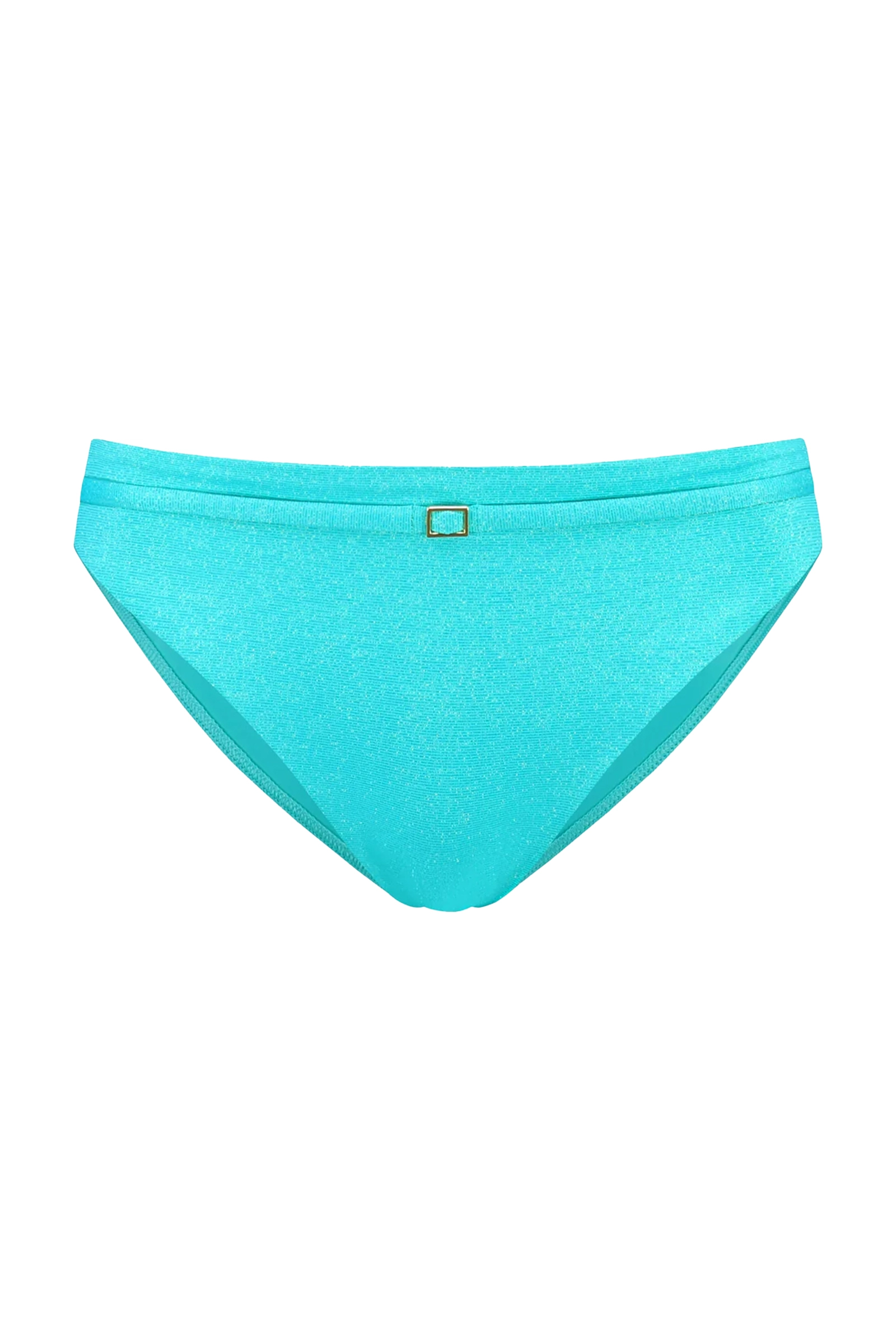 Bad/beach dames bikini slip blauw