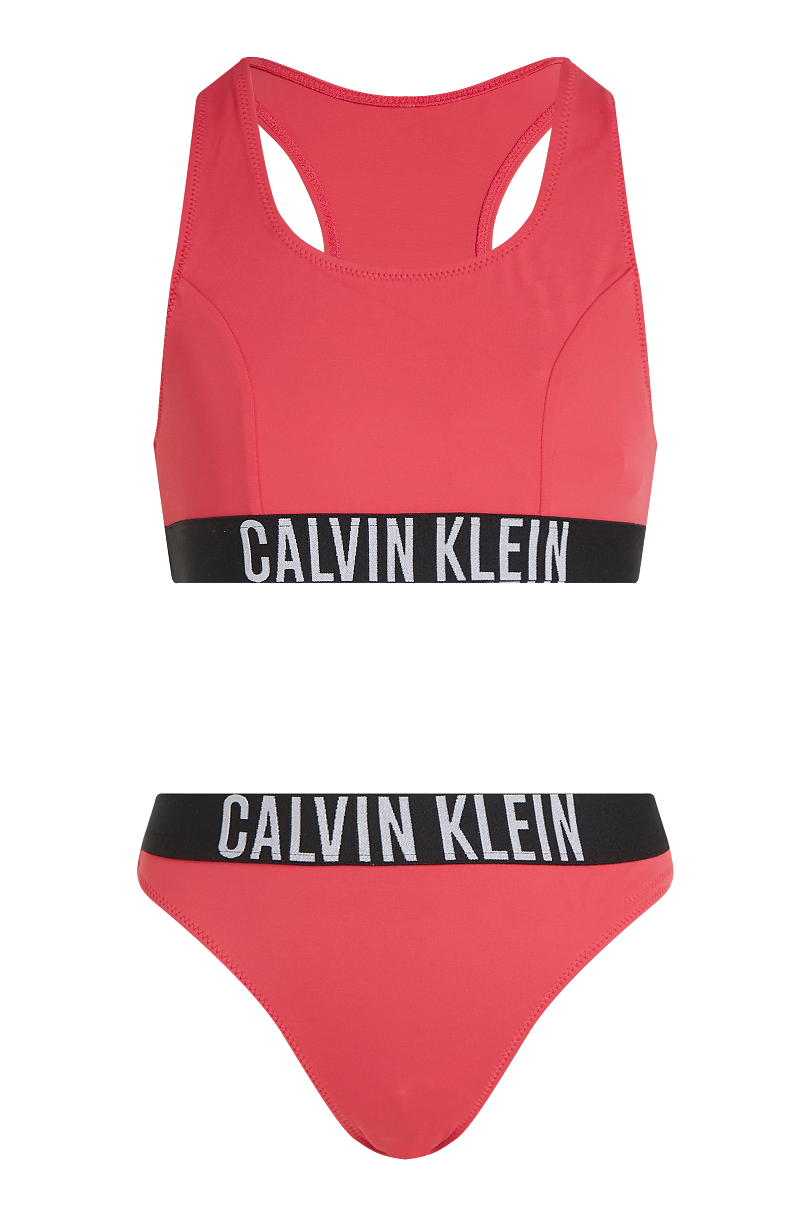 Calvin Klein BRALETTE BIKINI SET Rose-1 1