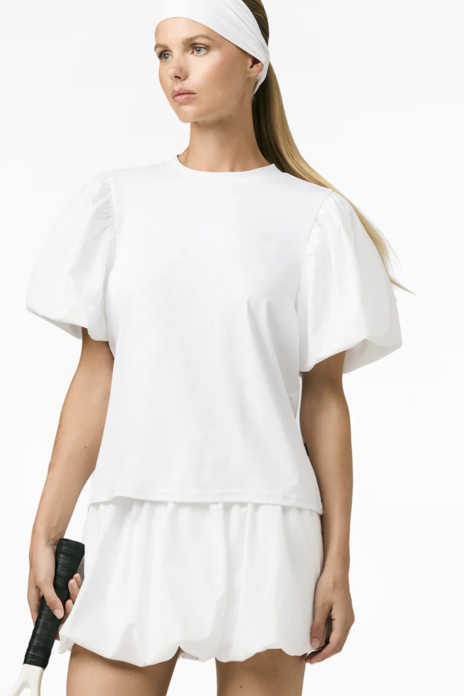 Casual dames t-shirt km wit