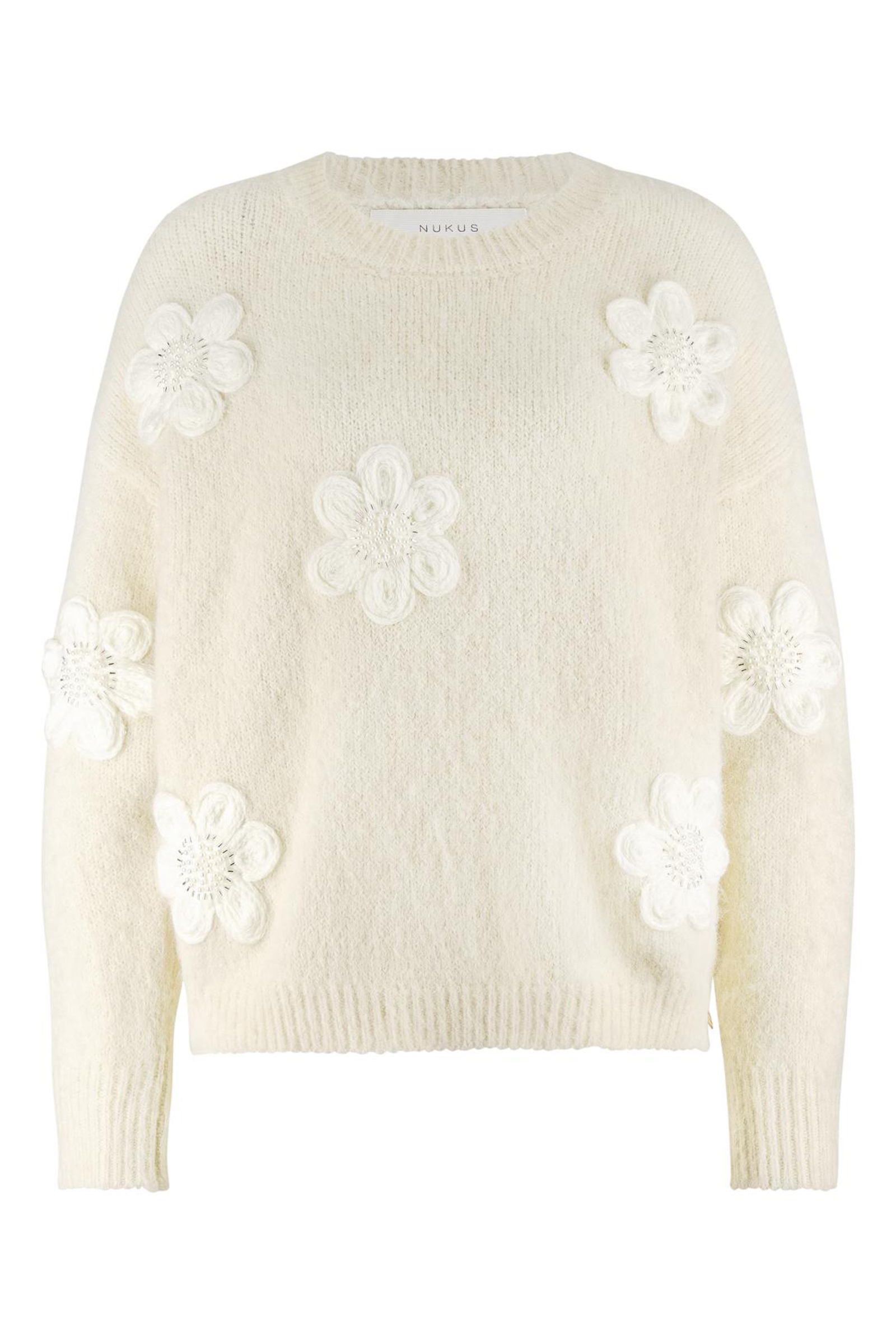 Dames sweater ecru