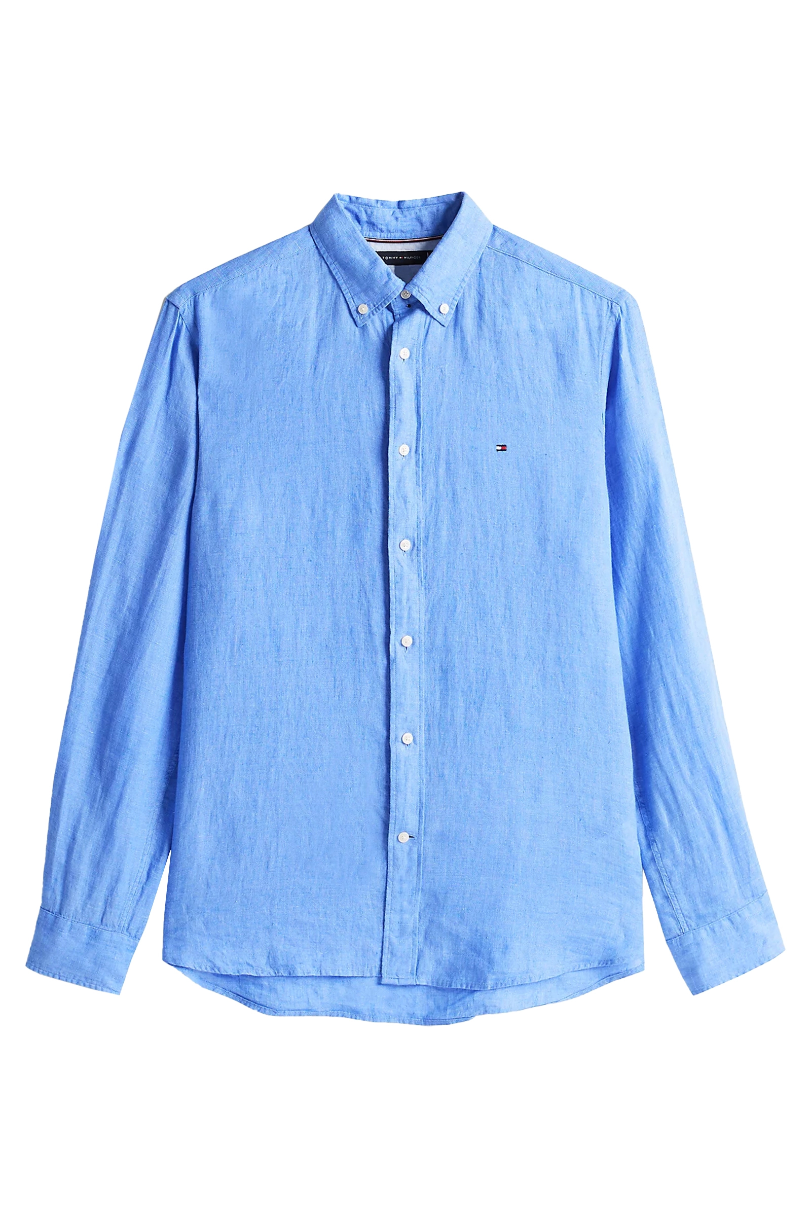 Tommy Hilfiger PIGMENT DYED LI SOLID RF SHIRT Blauw 1