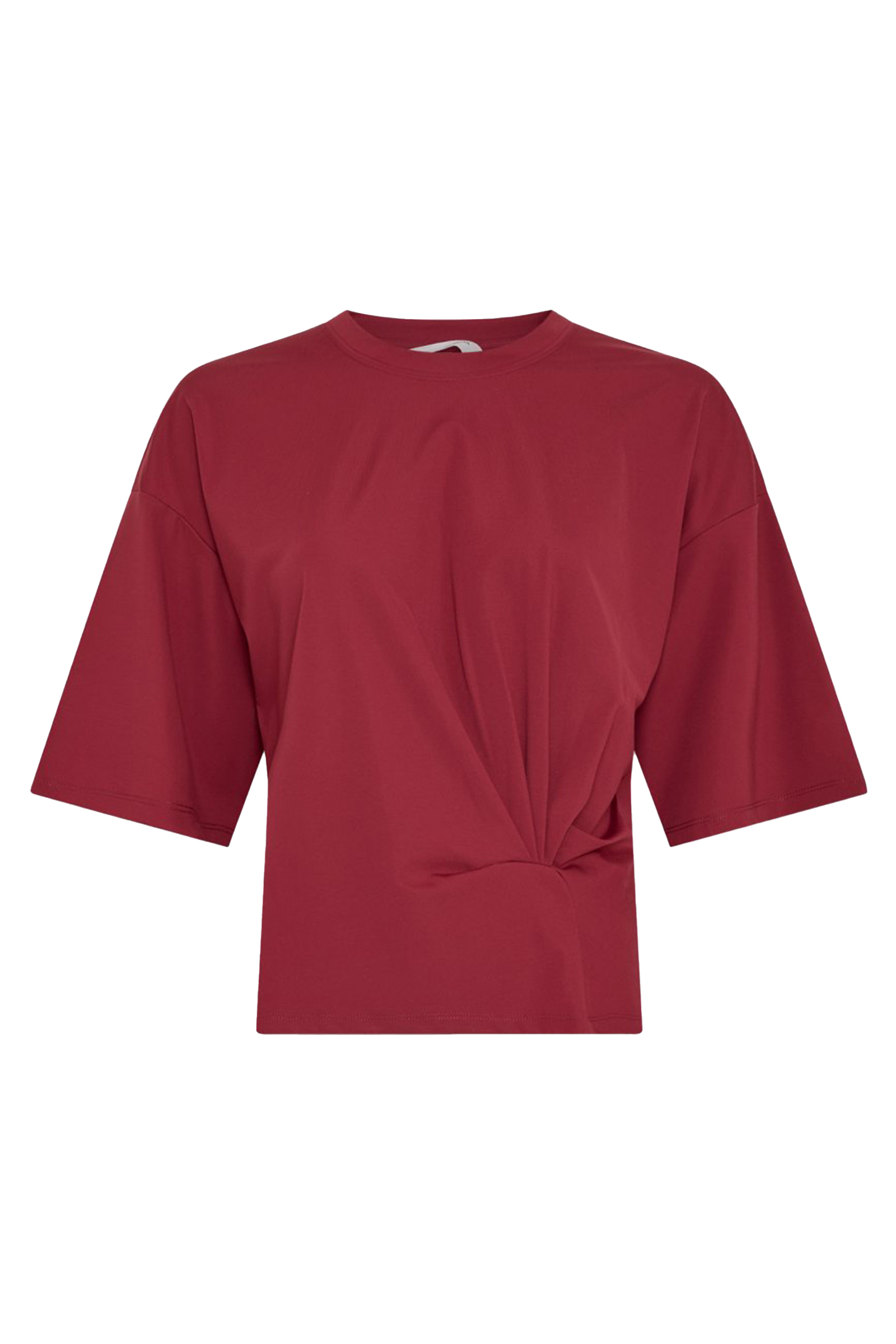 Dames t-shirt korte mouw rood