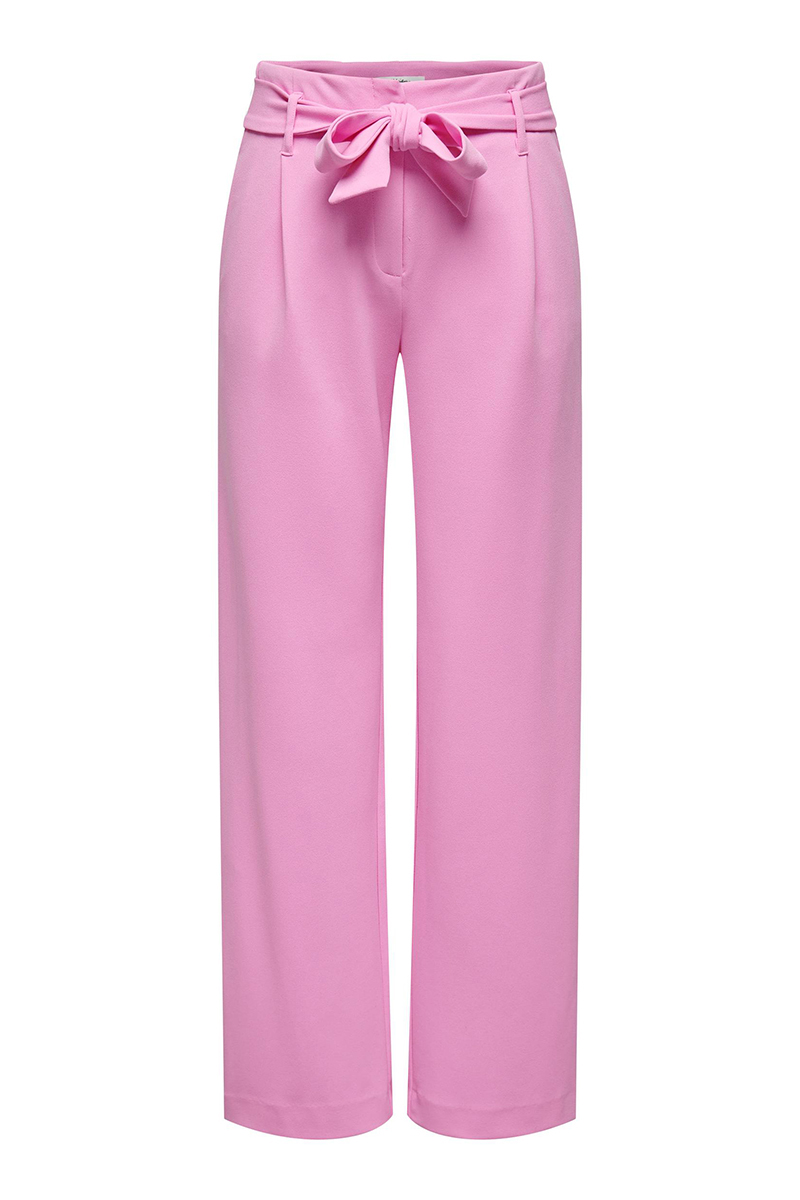 Only ONLCAROLINA HW BELT STR LONG PANT C Rose-1 1