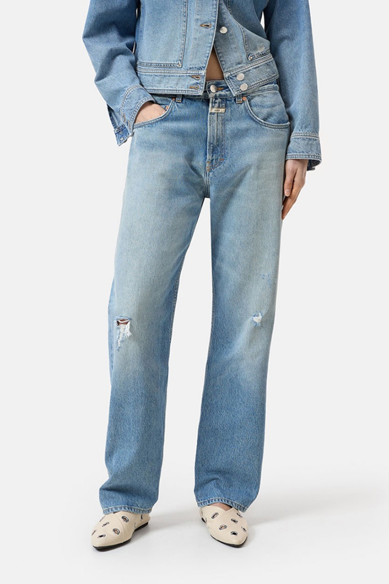 Dames jeans blauw