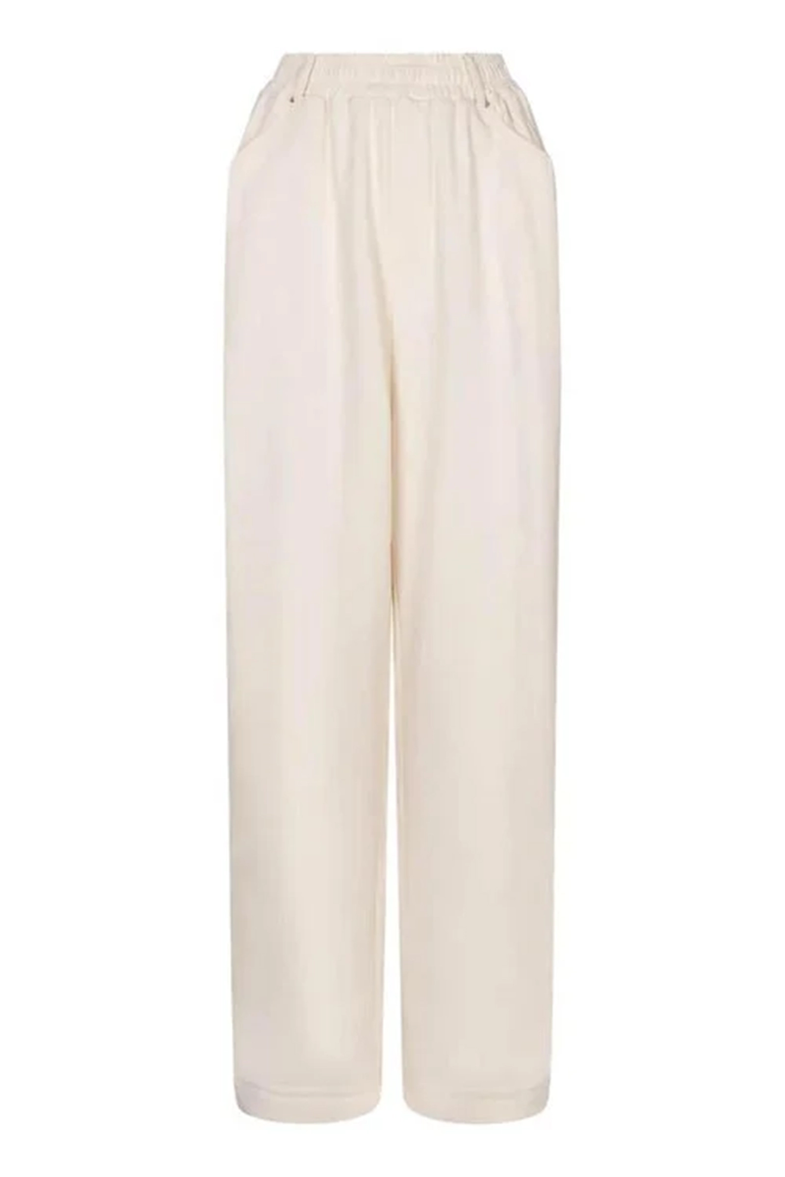 Dames joggingbroek ecru