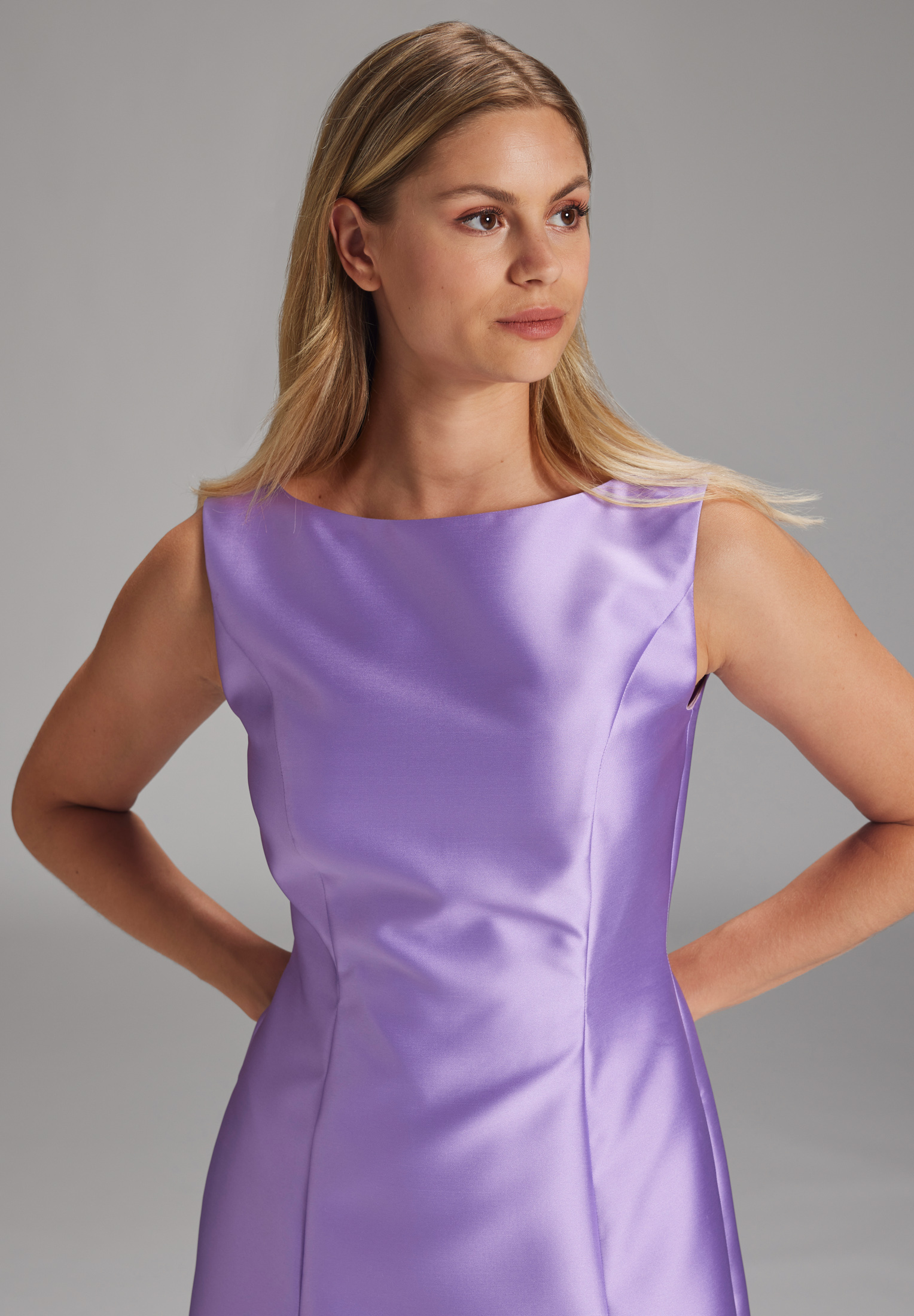 Swing Midi Dress fashion lilac 4