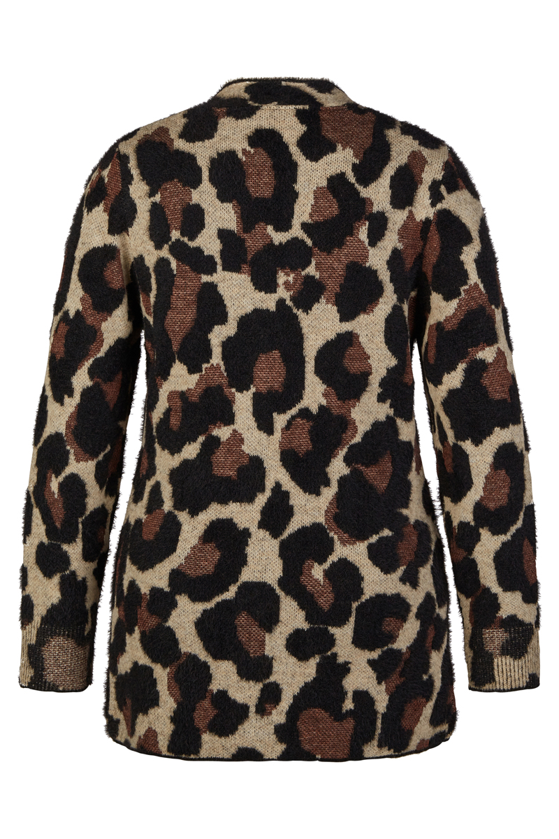 Dames vest bruin