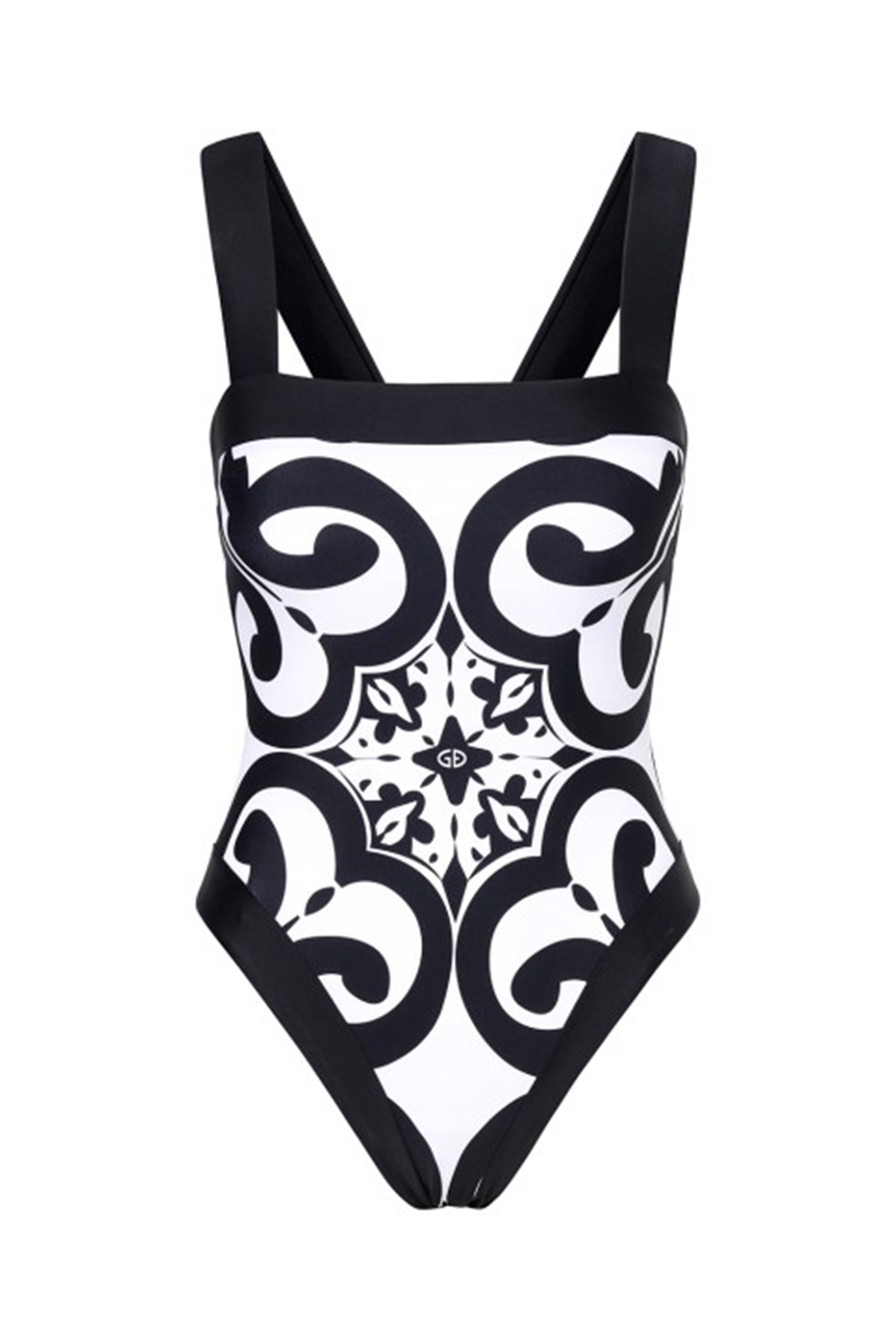 Bad/beach dames badpak mode zwart