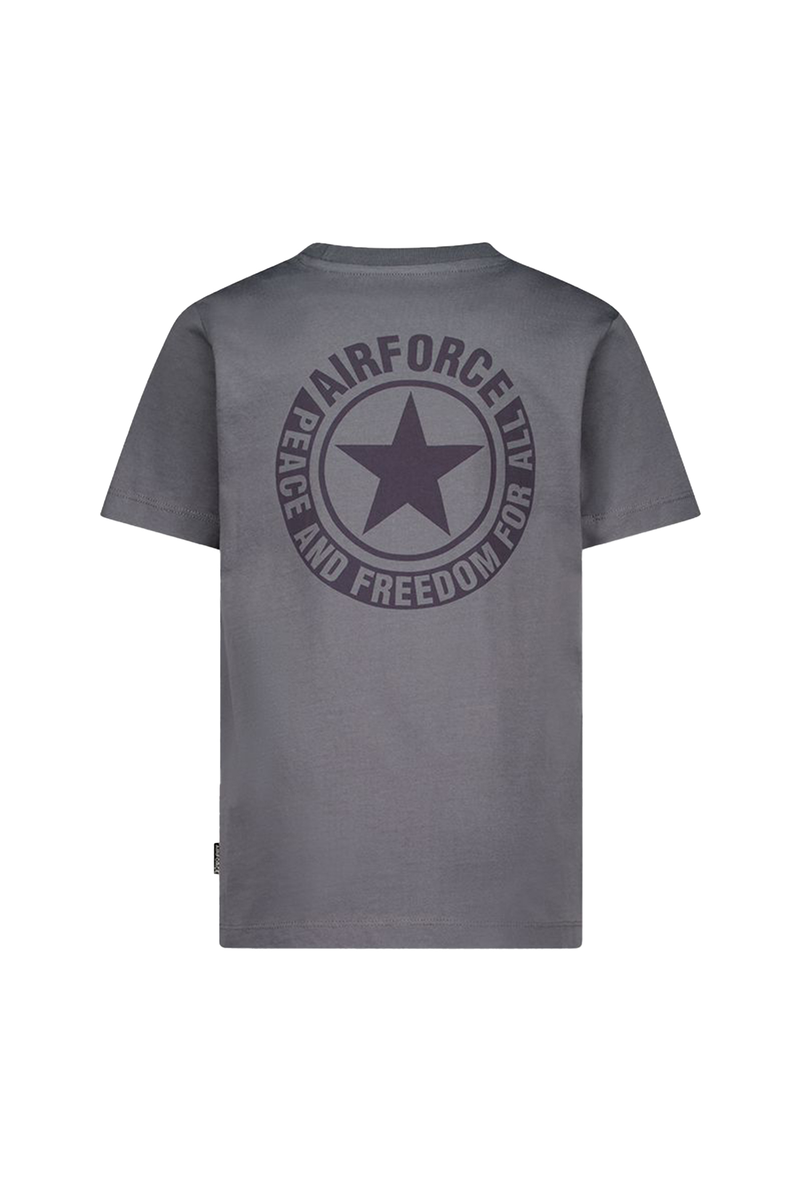Jongens t-shirt korte mouw grijs