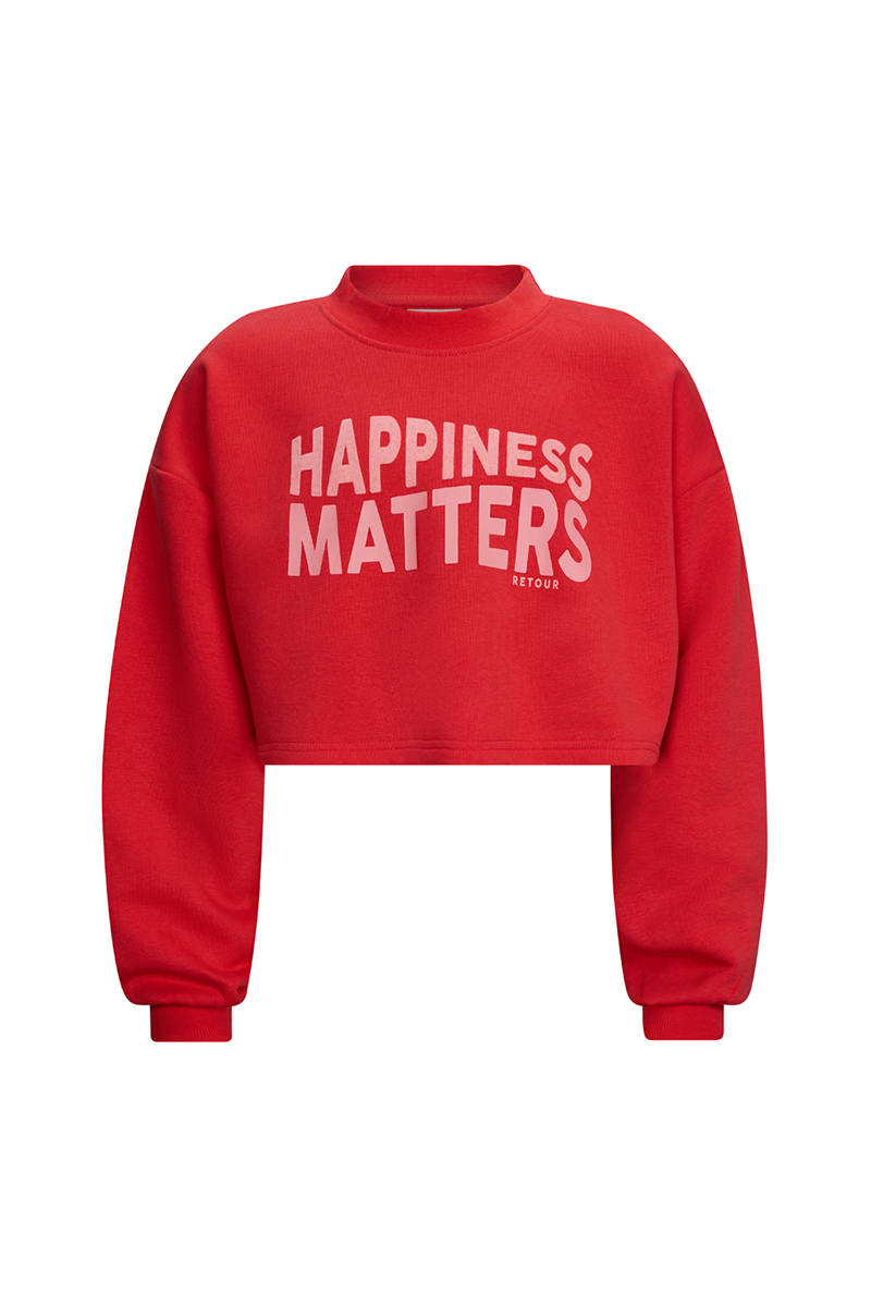 Meisjes sweater rood