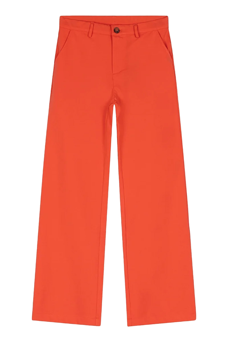Indian Blue Jeans Wide pants pantalon stretch Oranje-1 1