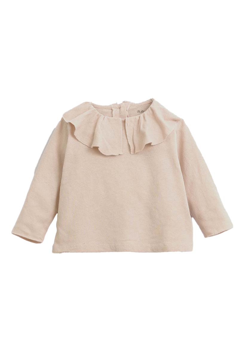Play Up jersey ls tshirt Bruin/Beige-1 1