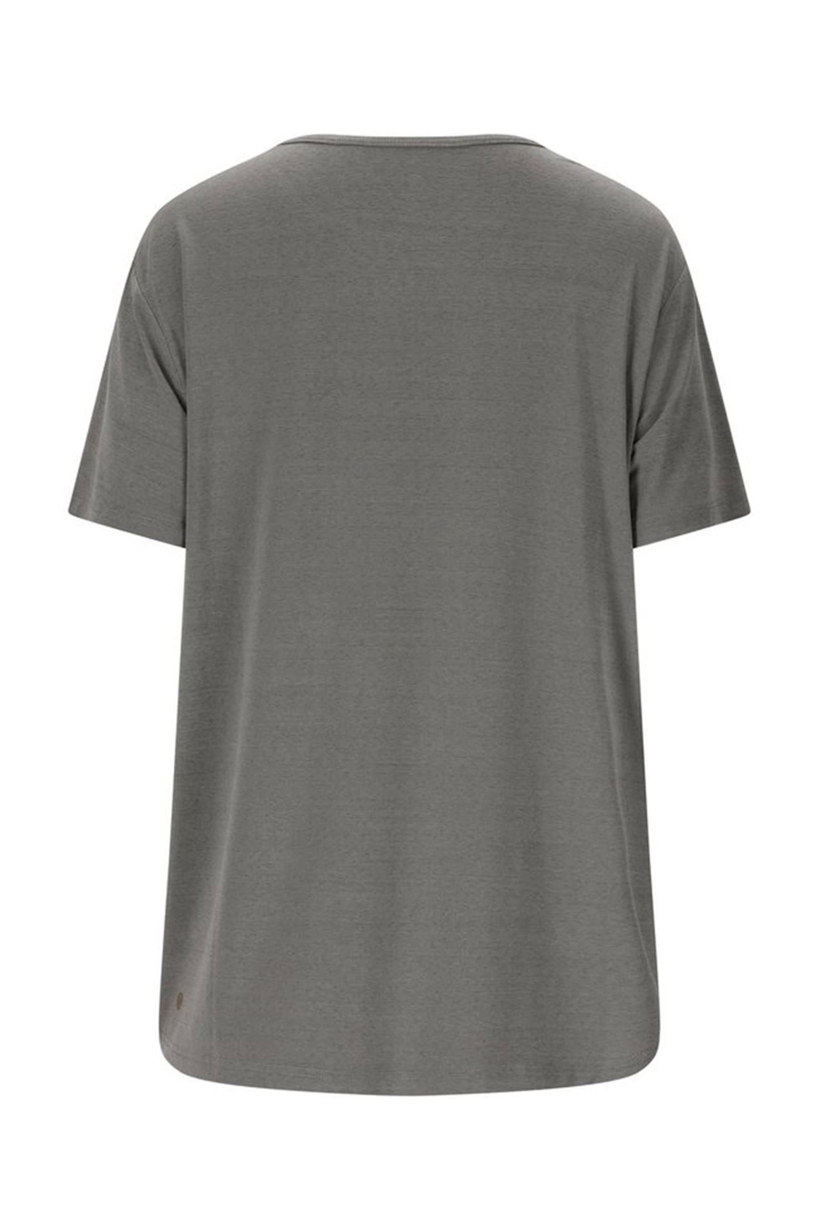 Fitness dames t-shirt km grijs