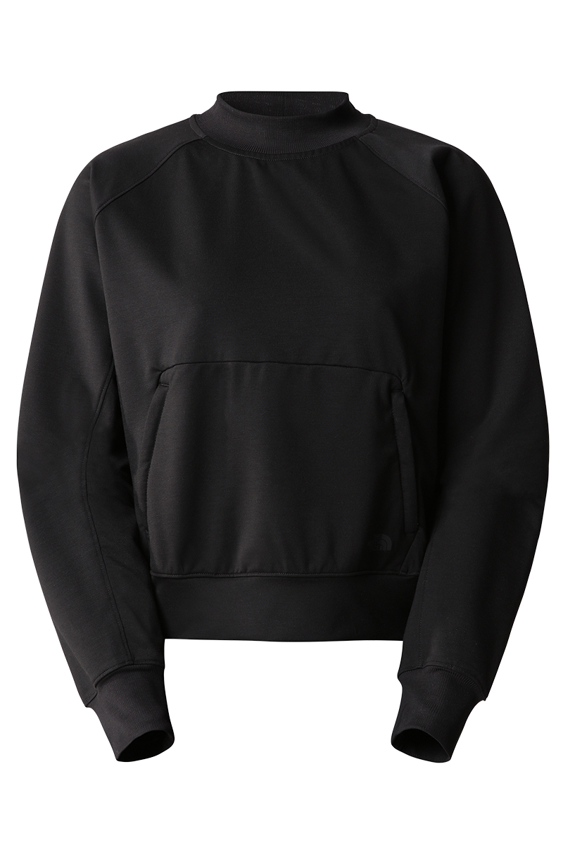The North Face WOMEN'S JUNIPER BASIN CREW Zwart-1 1