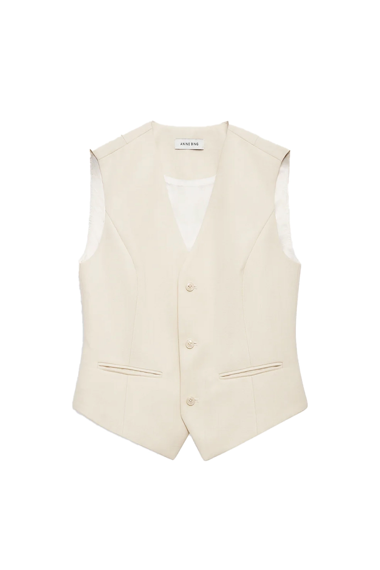 Dames gilet ecru