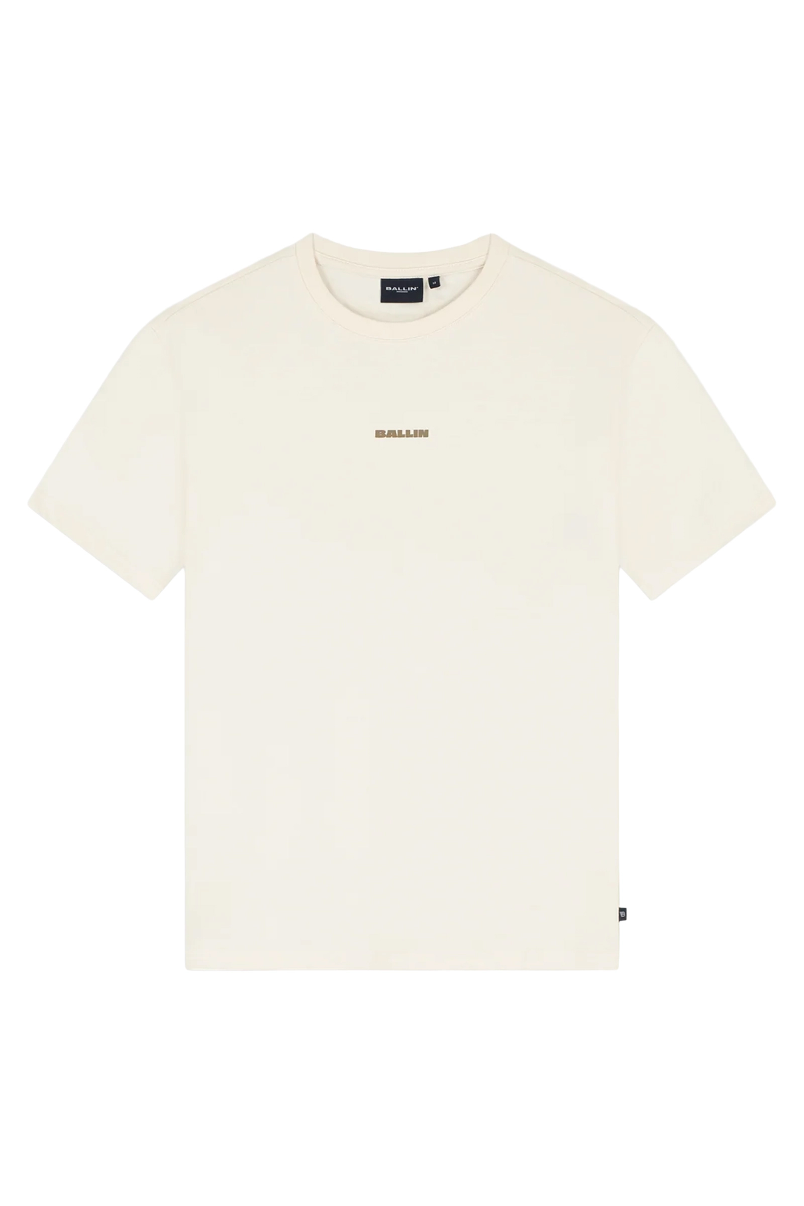 Jongens t-shirt korte mouw ecru