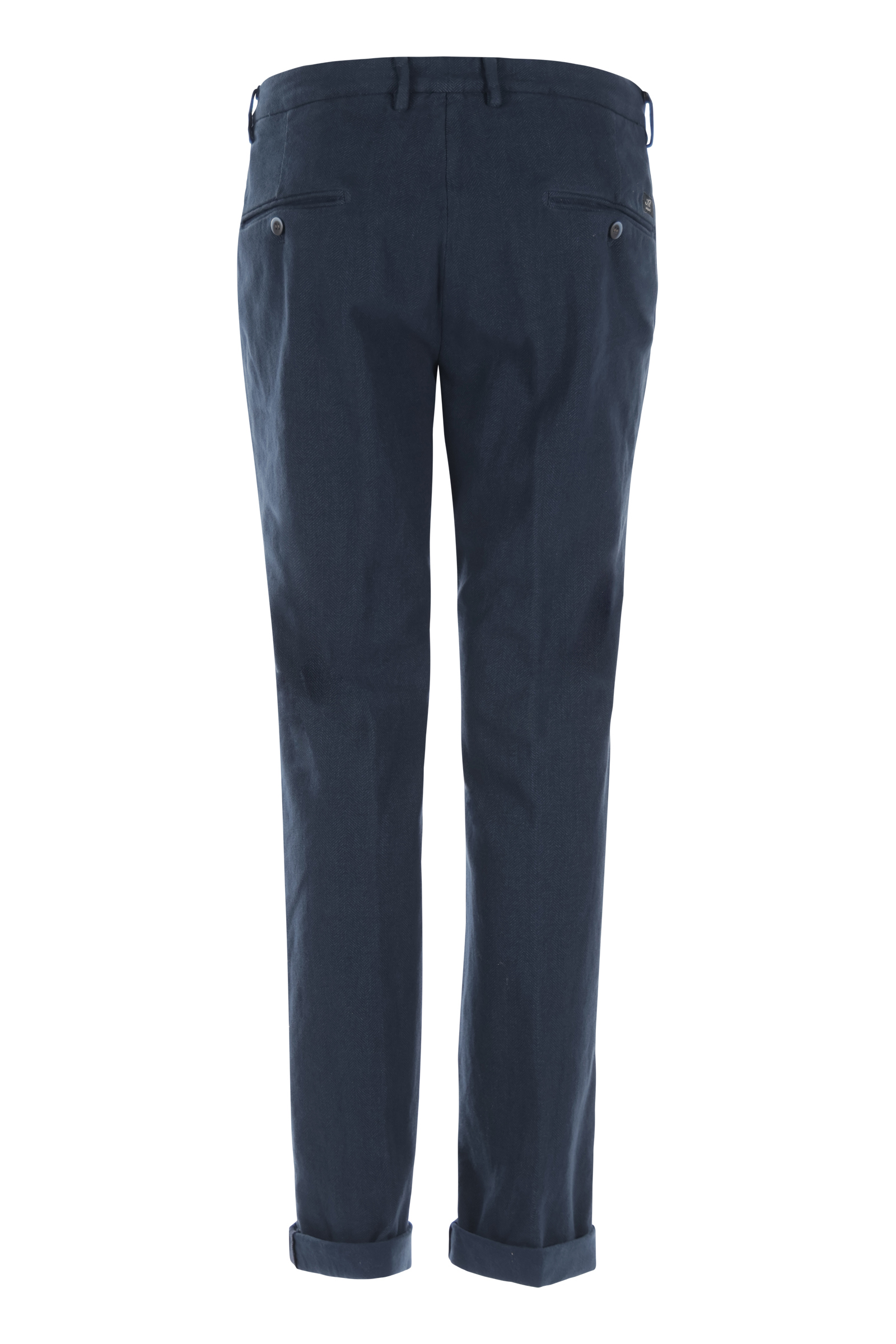 Heren chino blauw