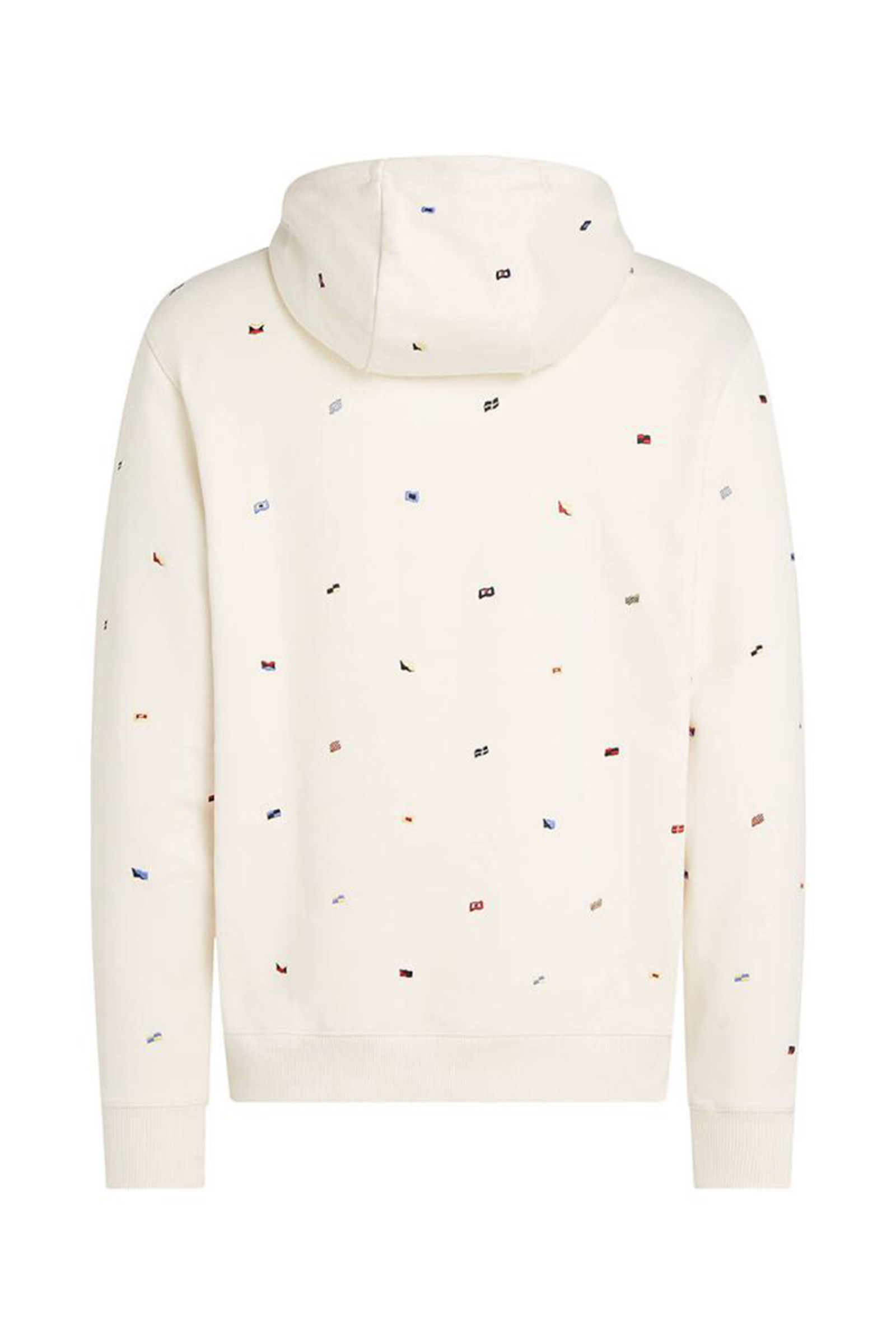 Tommy Hilfiger AOP FLAGS HOODIE Light Beige 4