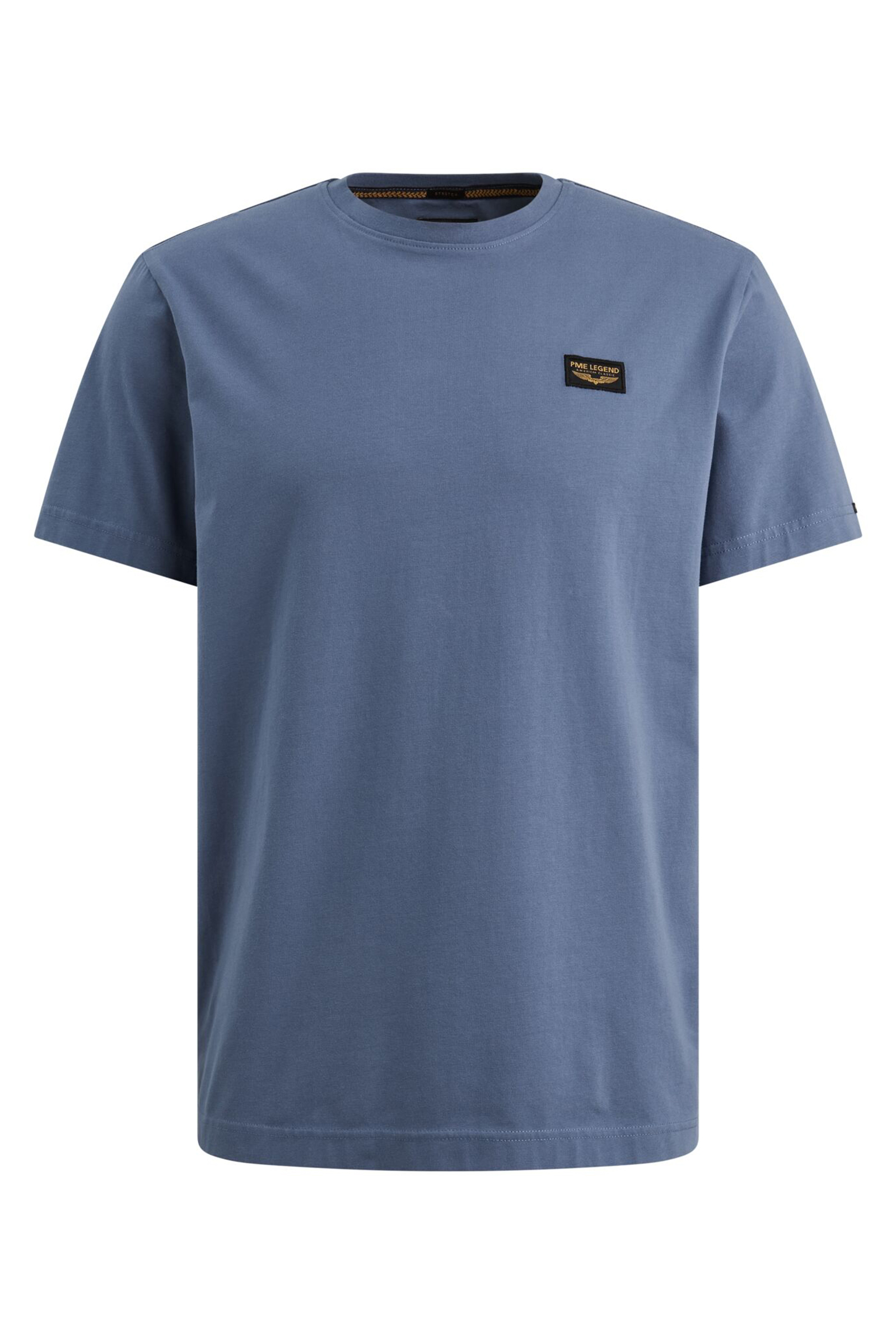 Heren t-shirt kortemouw blauw