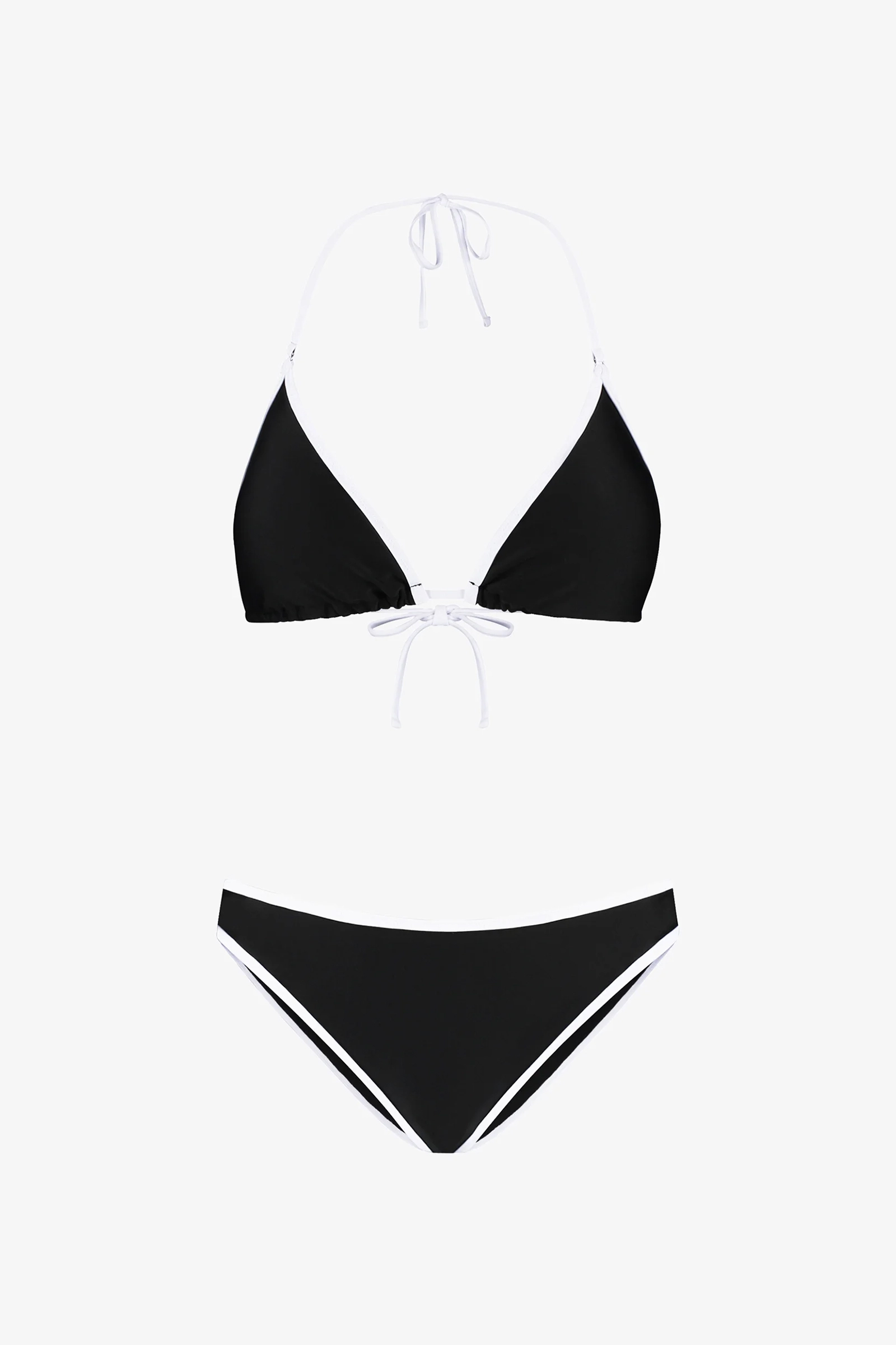 Bad/beach dames bikini zwart