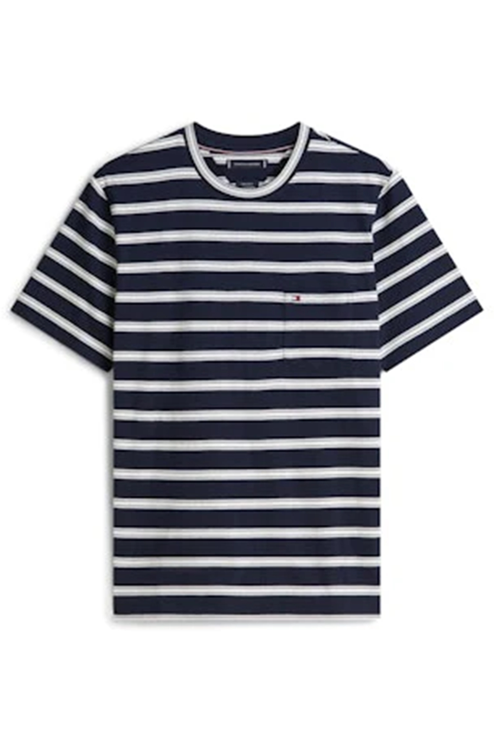 Heren t-shirt kortemouw blauw