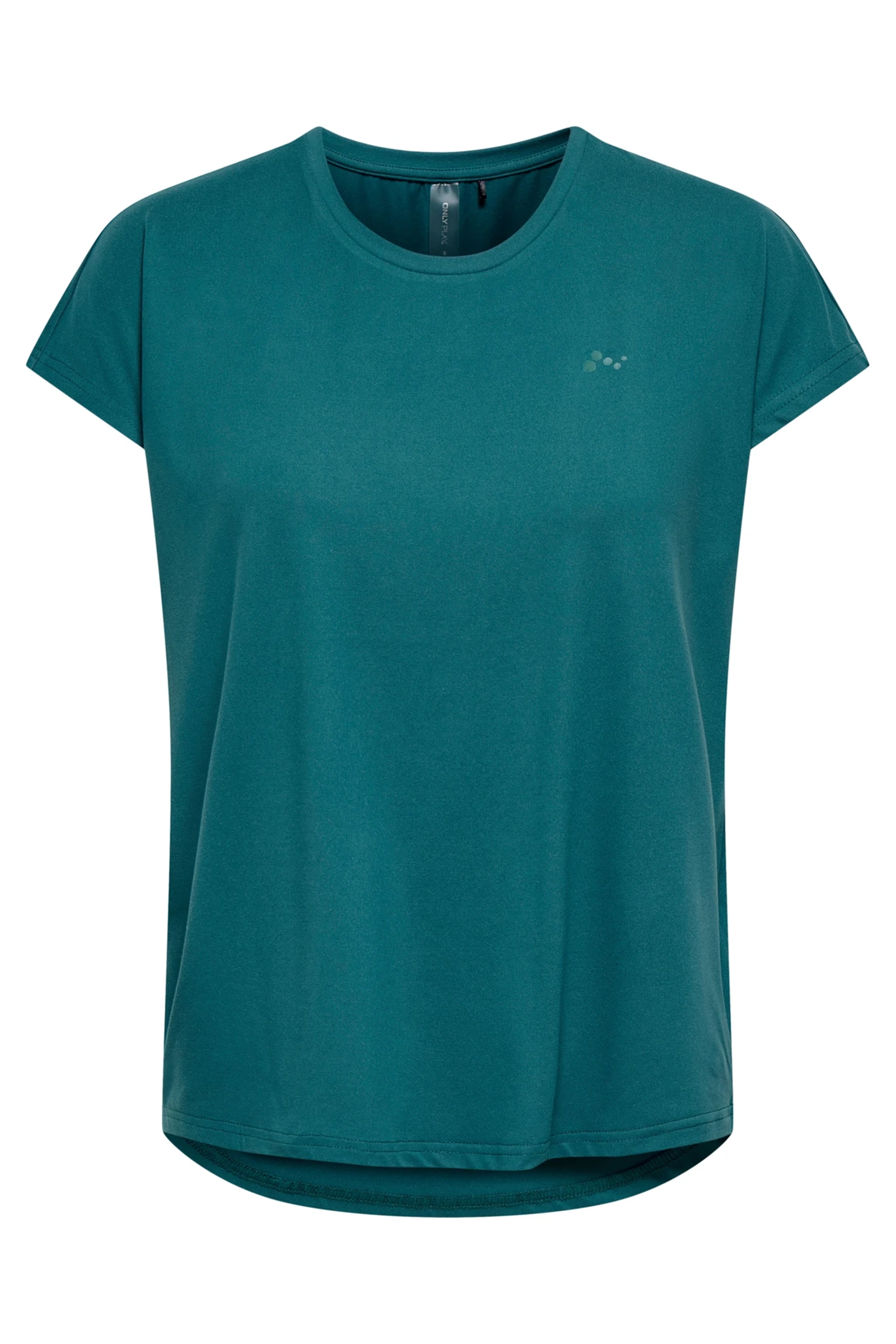 Fitness dames t-shirt km groen
