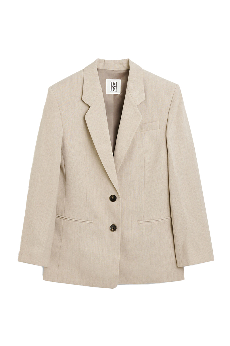 Dames blazer bruin