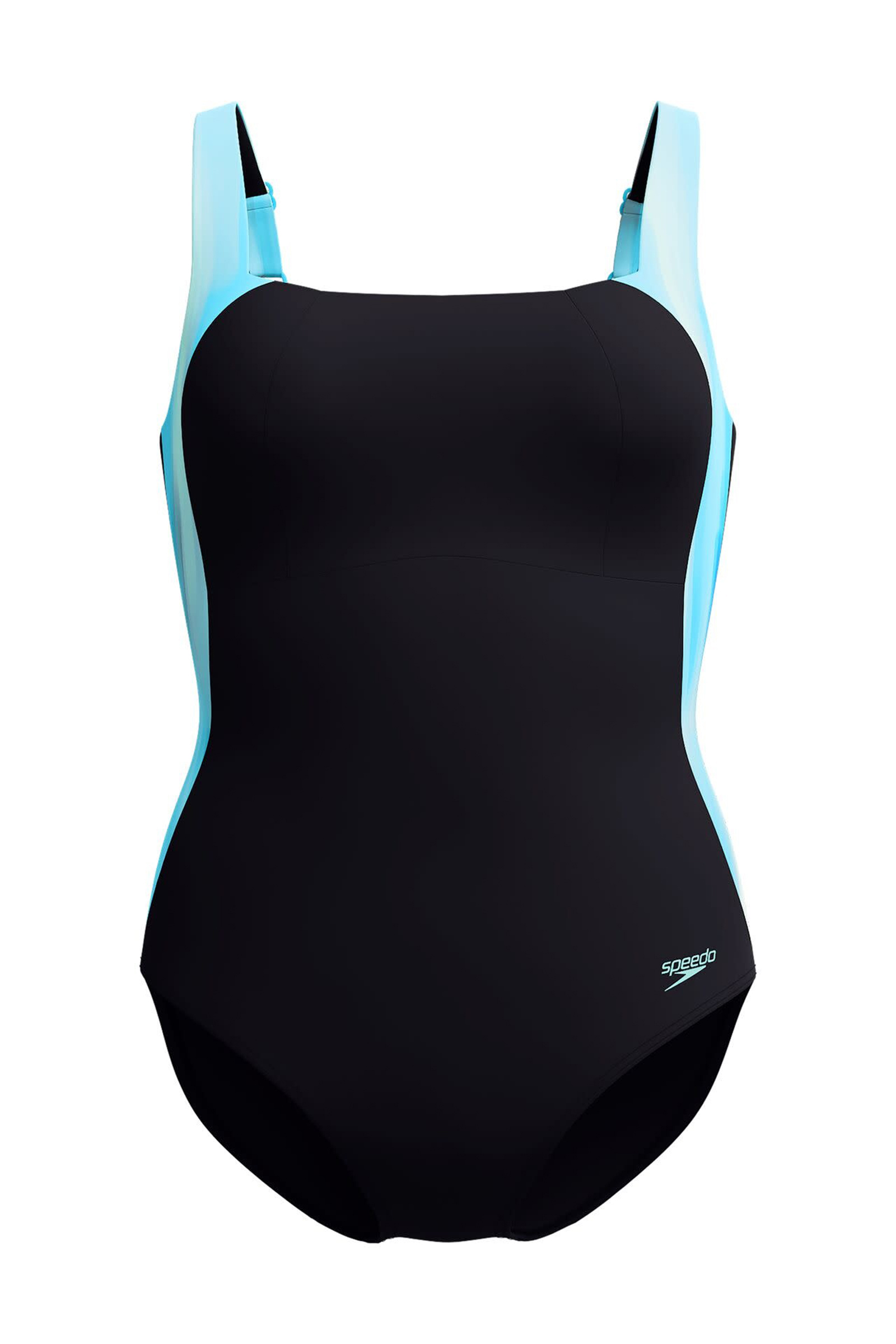 Bad/beach dames badpak sport zwart